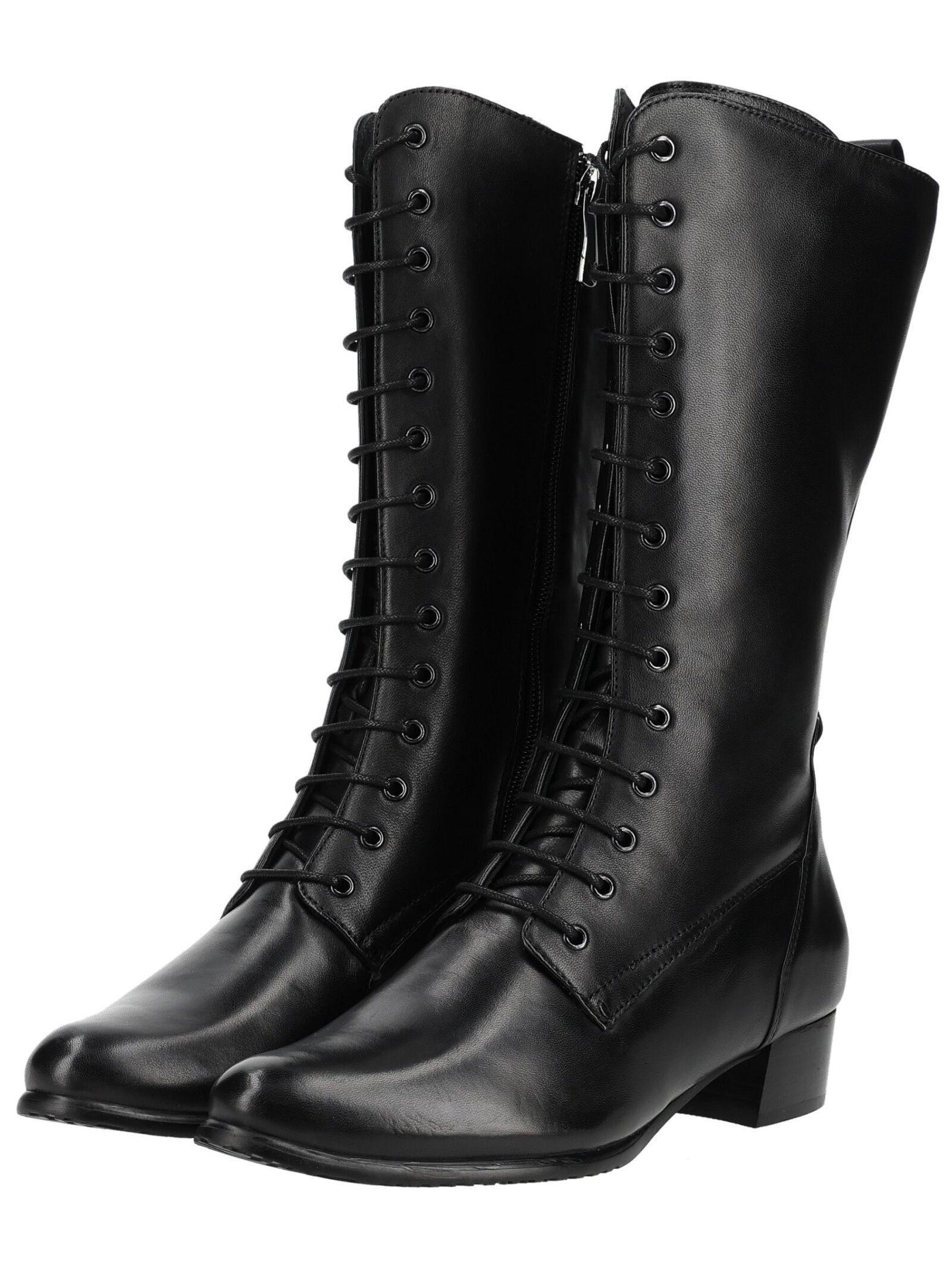 Everybody Everybody Stiefel Leder Schnürstiefel – Bild 4 von 5