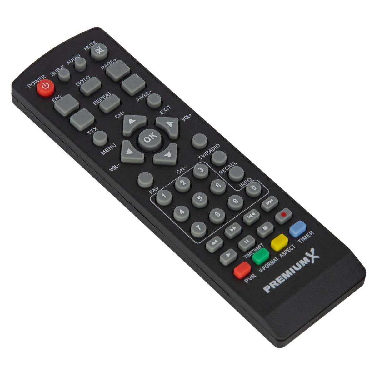 PremiumX FTA 530C Fernbedienung Infrarot Original für FTA530C Kabel Receiver Kabel-Receiver