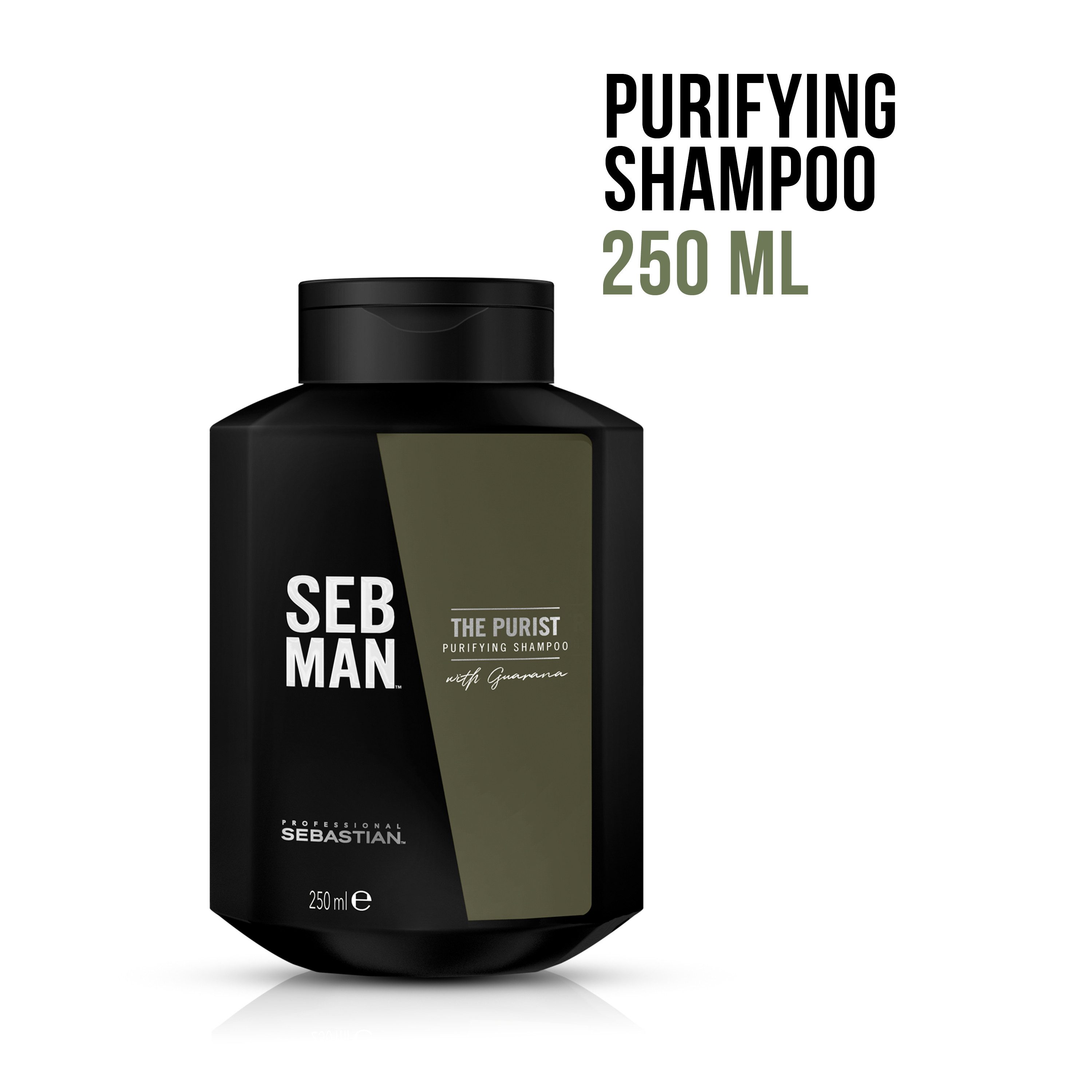 Seb Man Haarshampoo SEB MAN THE PURIST PURIYING SHAMPOO, tiefenreinigend, guter Duft, mit Anti-Schuppen-Effekt