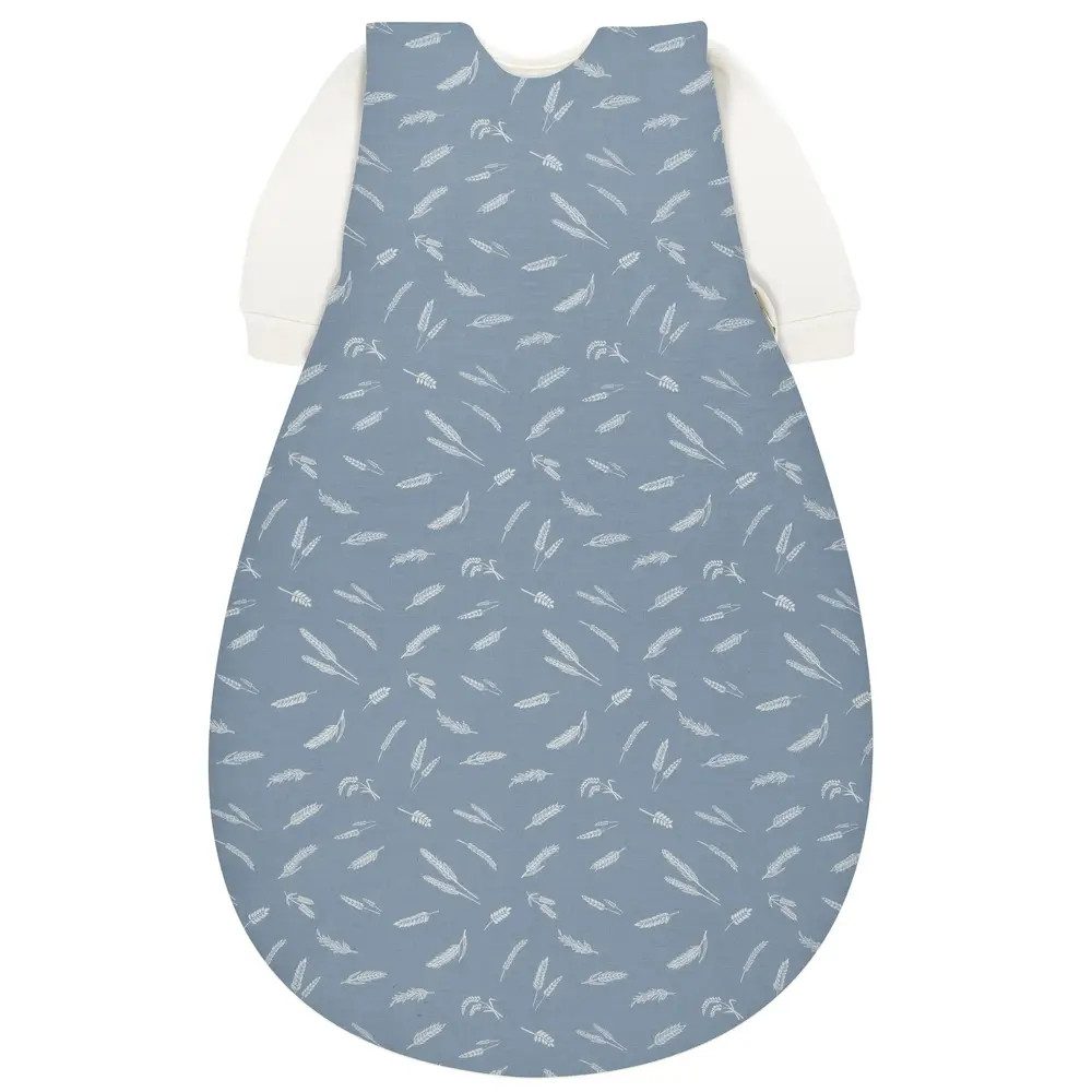 Alvi® Babyschlafsack ALVI Baby-Mäxchen 3tlg. Flachgewebe Earth blau, Gr. 68/74