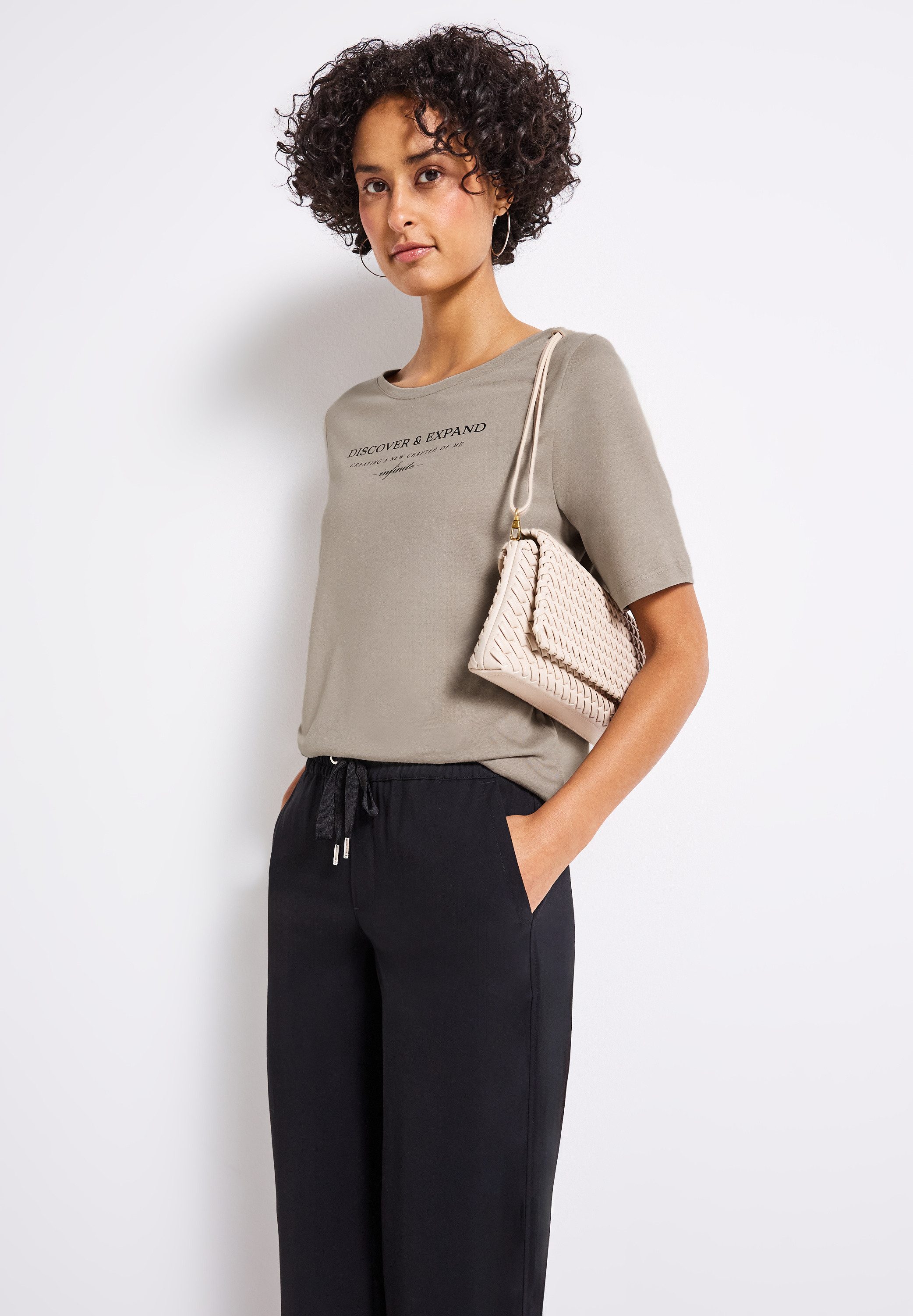 STREET ONE T-Shirt mit Schriftzug günstig online kaufen