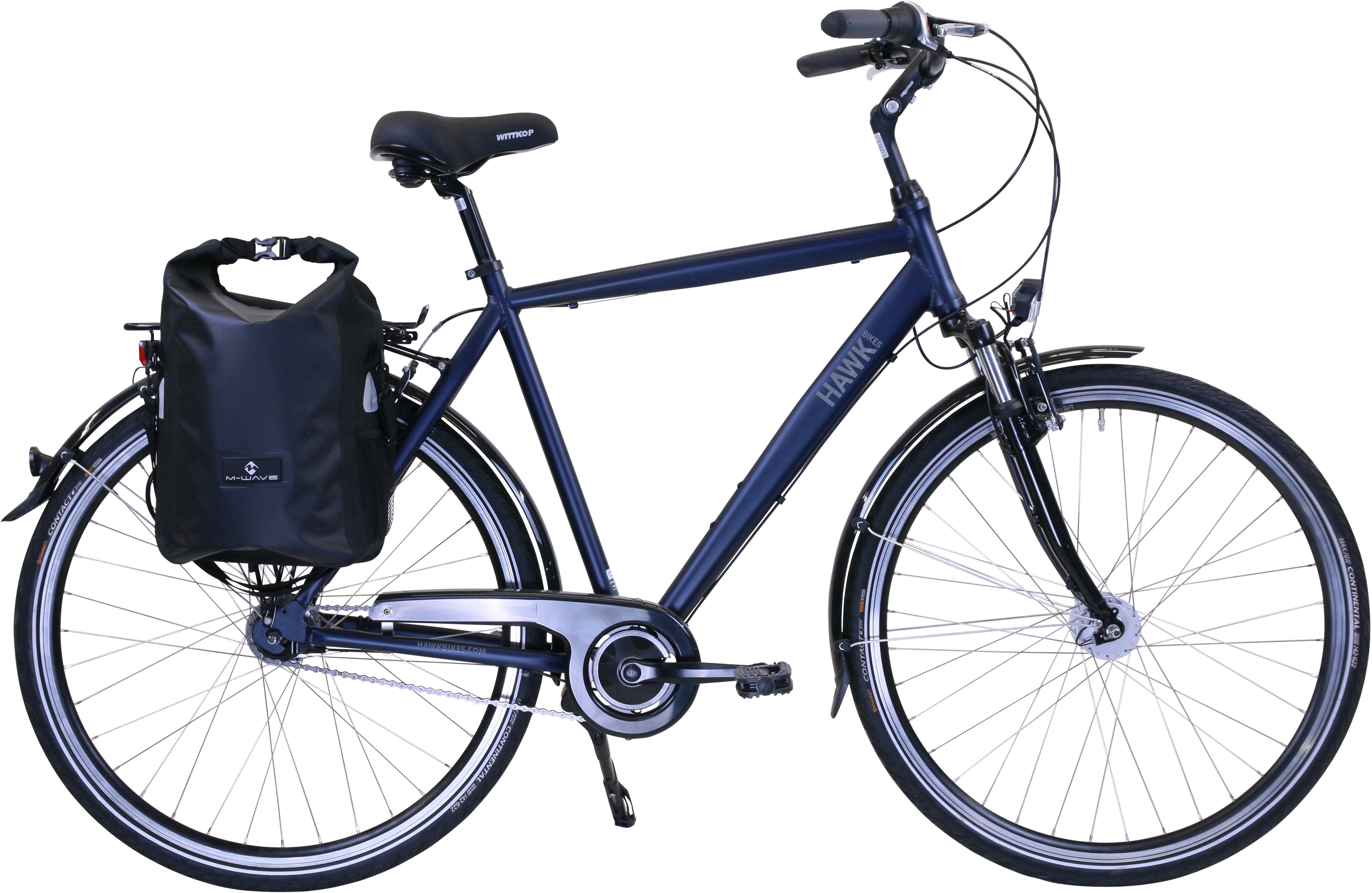 Cityrad Deluxe Shimano Citytrek Schaltwerk Gang HAWK Ocean HAWK Plus Nexus Blue, 7 Bikes Gent