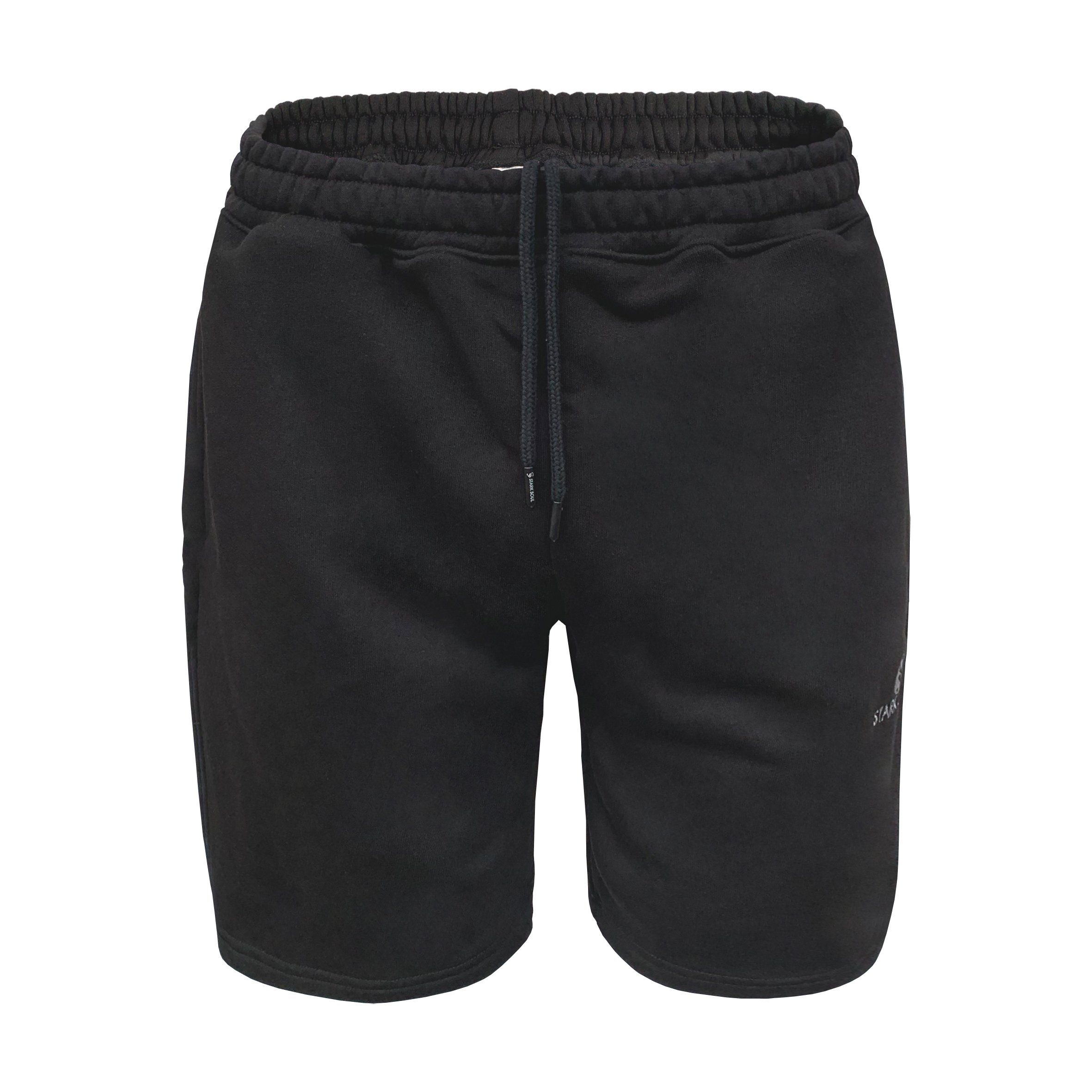 Sweatshorts in Sweatshorts Kordelzug Stark mit Soul® - Baumwollqualität, Sweat Bermuda Schwarz