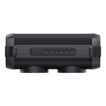 STREETZ CMB-100 BT Boombox 2 x 4W portabler bluetooth Lautsprecher Bluetooth-Lautsprecher (8 W, TWS-Funktion, Wasserbeständig, Optimierte Sprachassistentensteuerung)