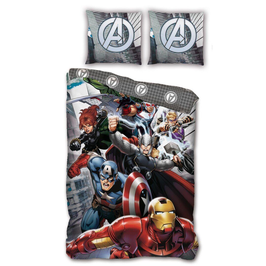 Bettwäsche Marvel Avengers der Film Bettwäsche Set, MARVEL, Mikrofaser, Bettdeckenbezug 135-140x200 cm, Kissenbezug 63x63 cm