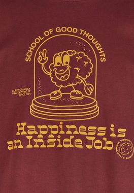 Cleptomanicx T-Shirt Happiness mit schönem Frontprint