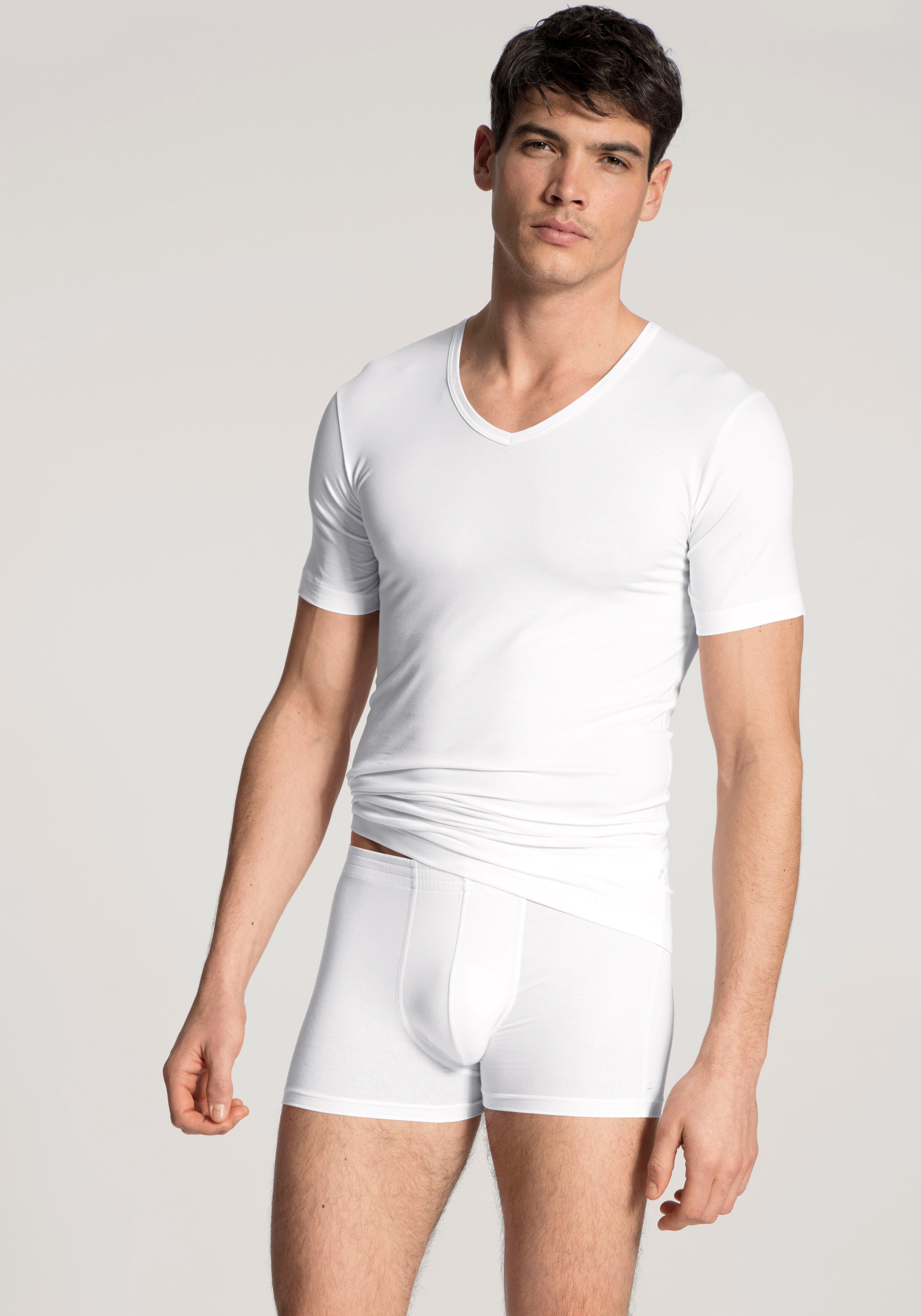 CALIDA Kurzarmshirt "Focus", mit flachre Nahtverarbeitung günstig online kaufen