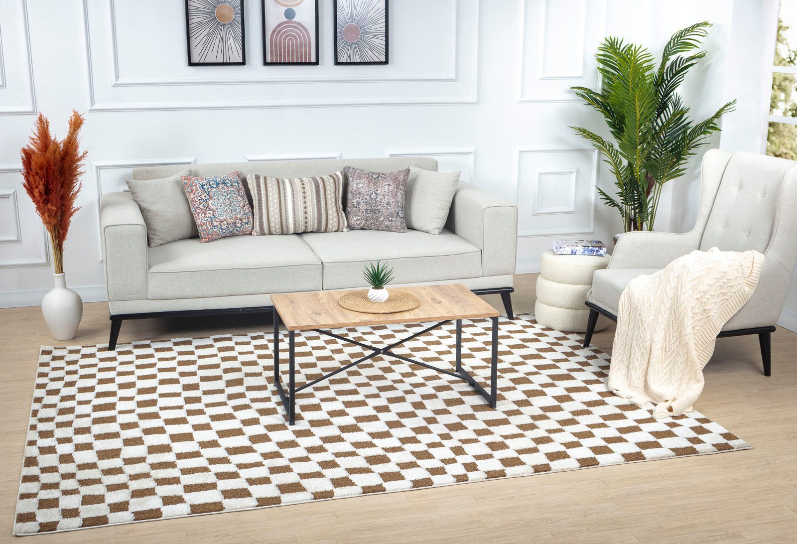 Surya Teppich INCHON, rechteckig, Höhe: 14 mm, Skandi Design, Modern Boho K günstig online kaufen