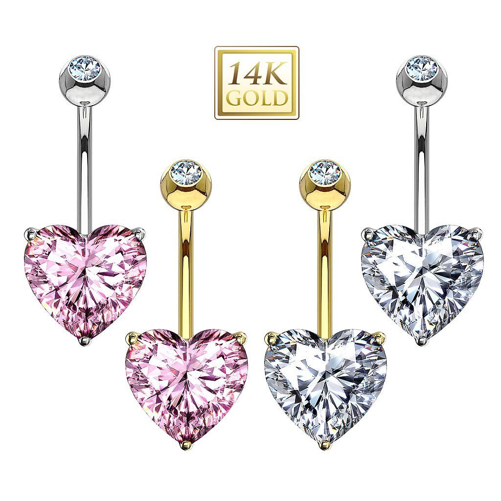 Taffstyle Bauchnabelpiercing Piercing 14 Karat 585 günstig online kaufen