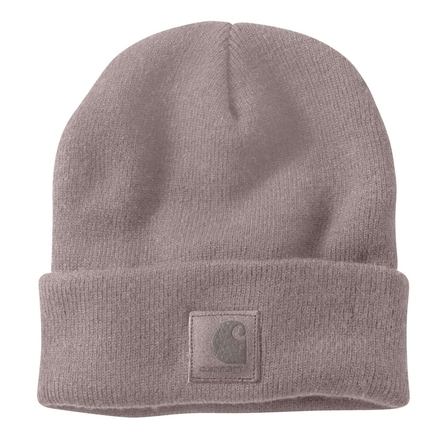 Carhartt Beanie 101070 Label Strickmütze Violet Ash