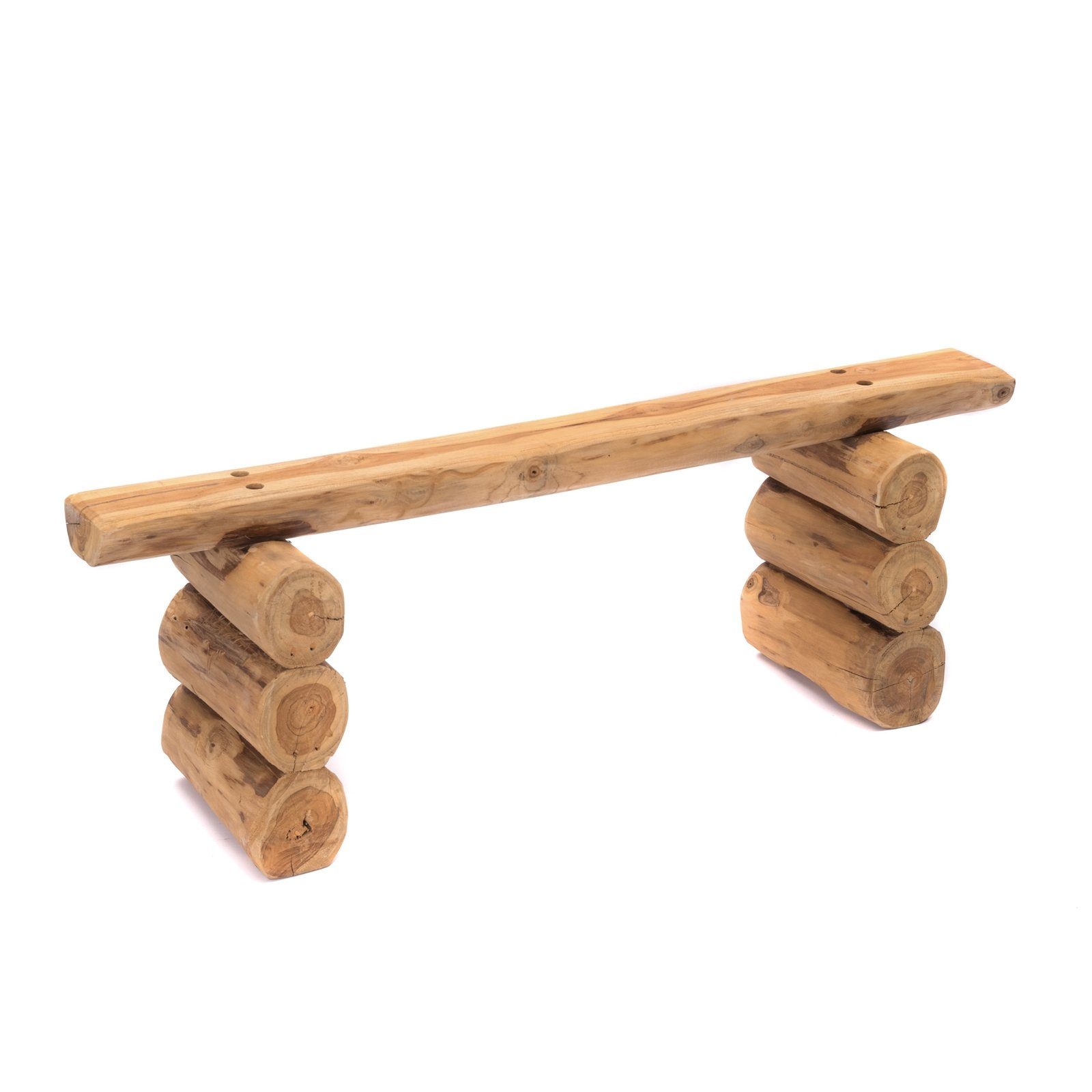 CREEDWOOD Sitzbank BAUMSTAMM BANK "NILA 15", Holz massivholz, 120 cm, Holz Sitzbank