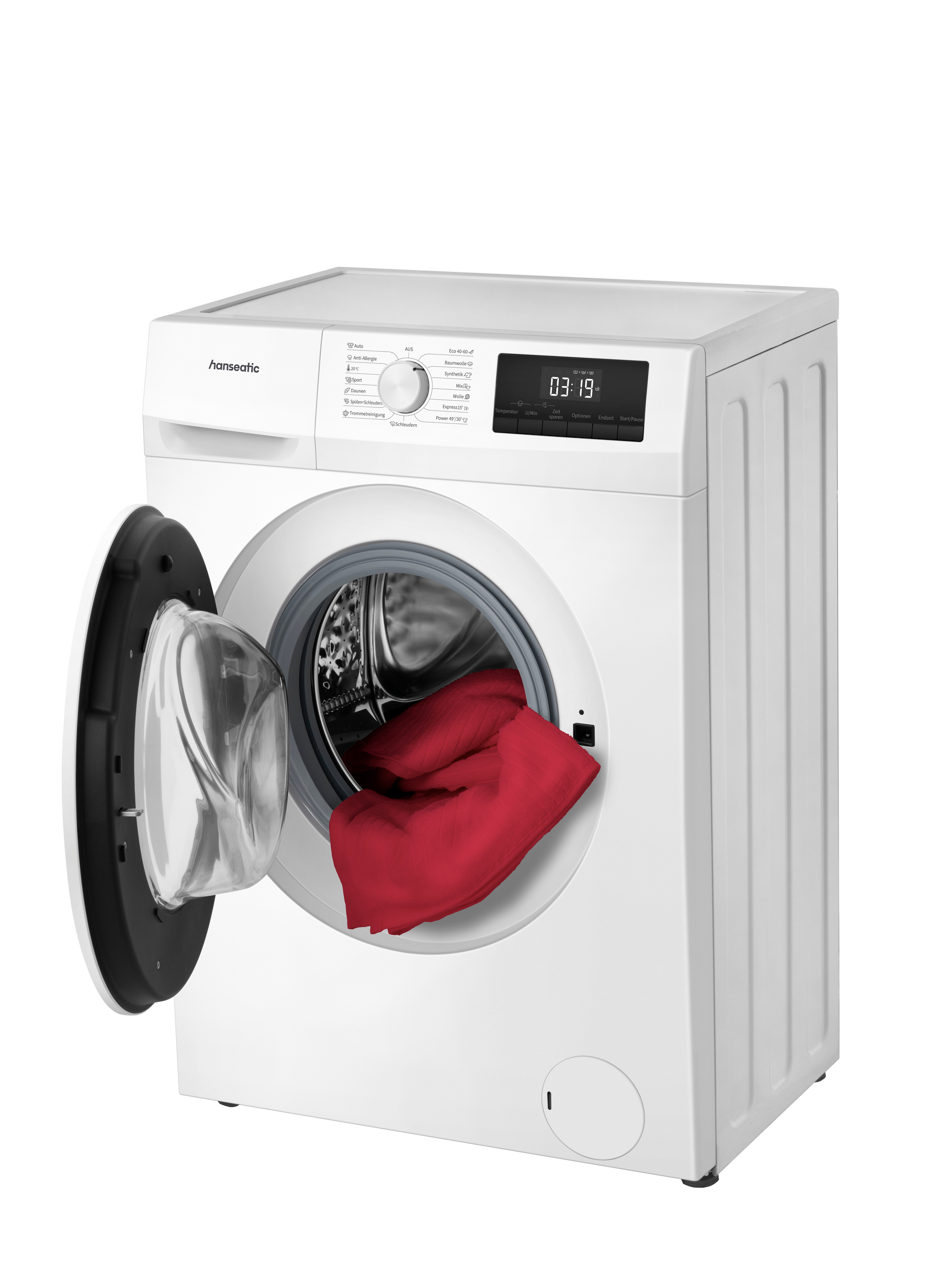Hanseatic Waschmaschine WME7A4, 7 kg, 1400 U/min, inkl. 3 Jahre Herstellergarantie