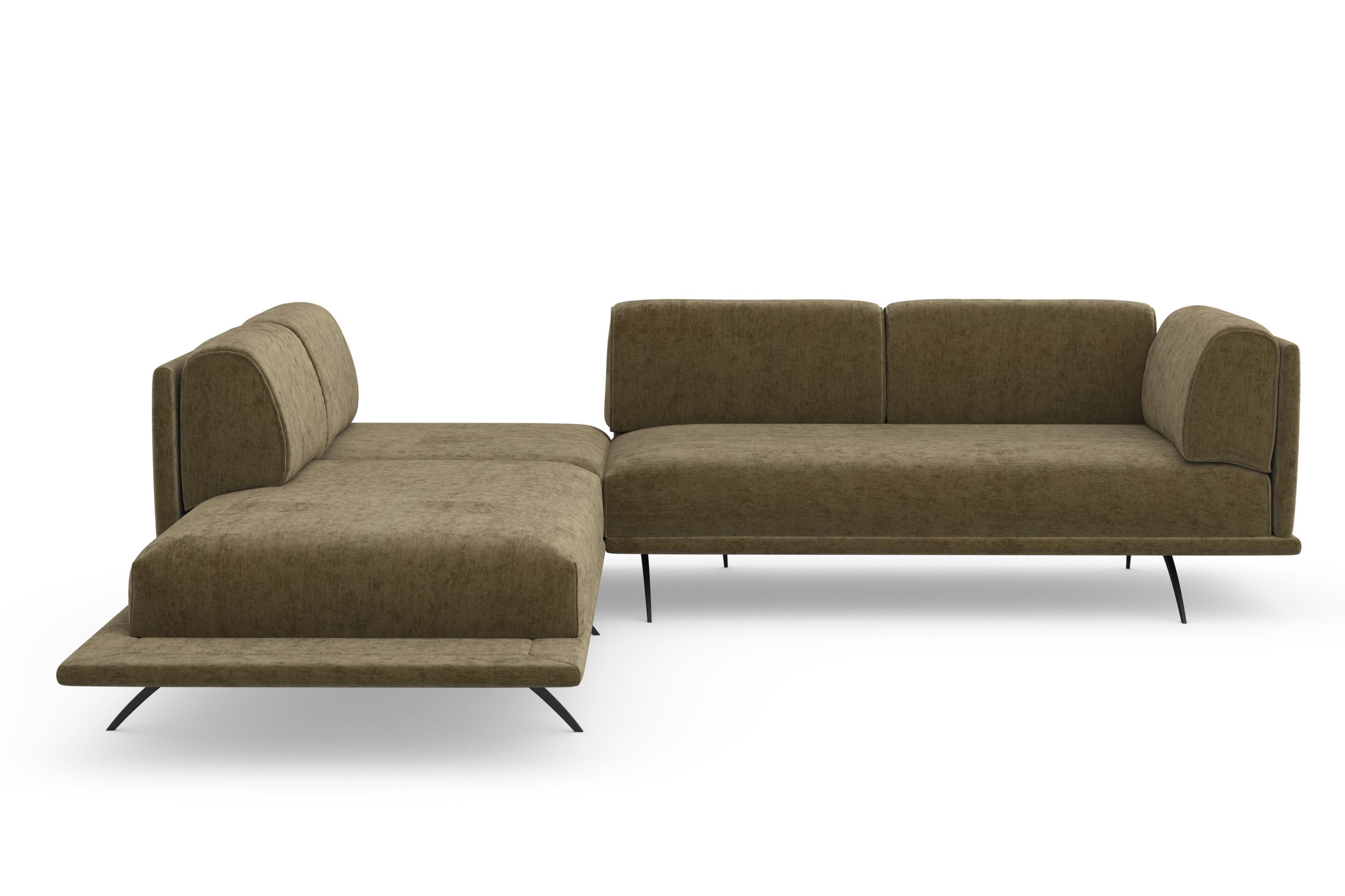 machalke® Ecksofa benito, Sockel mit bezogenem