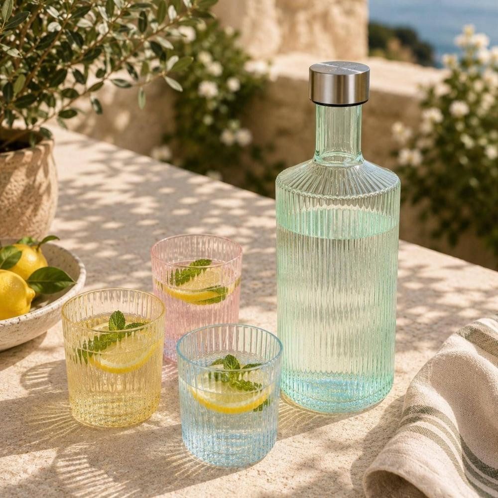 Paveau Karaffe Ribbed Flasche von Paveau