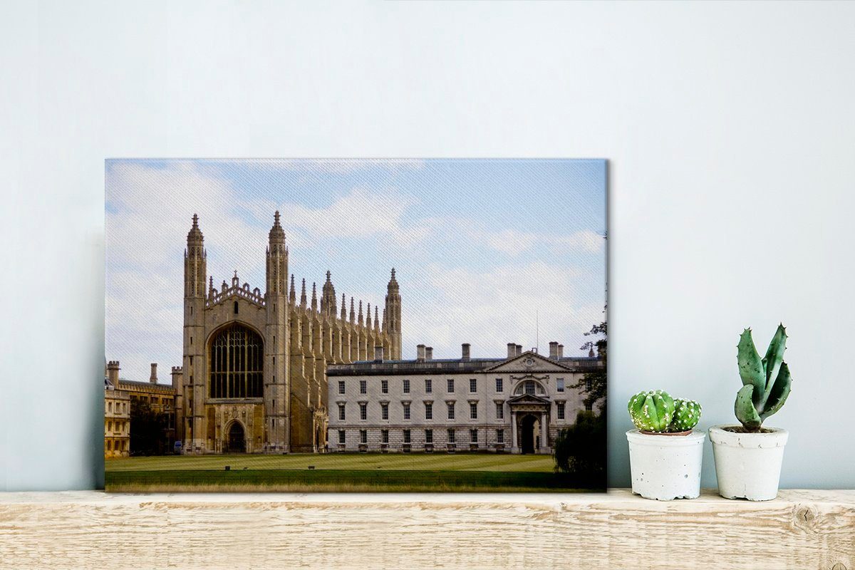 der Cambridge, Leinwandbild Aufhängefertig, Bild OneMillionCanvasses® von Leinwandbilder, (1 Universität cm Wandbild Wanddeko, St), 30x20