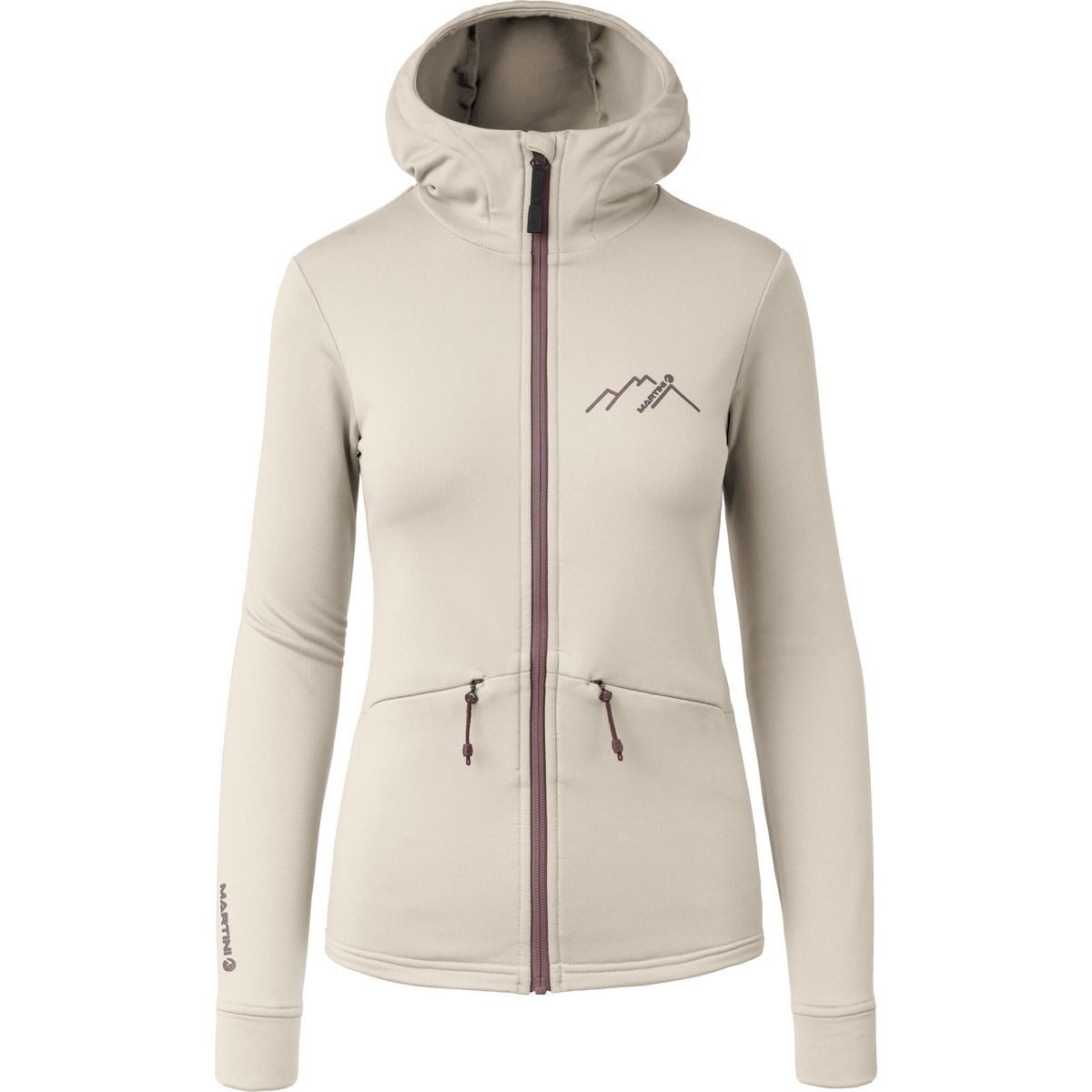 MARTINI Fleecejacke Alpmate ML Hooded Jacket W Leichte und flexible Midlayerjacke für Komfort und Bewegungsfreiheit