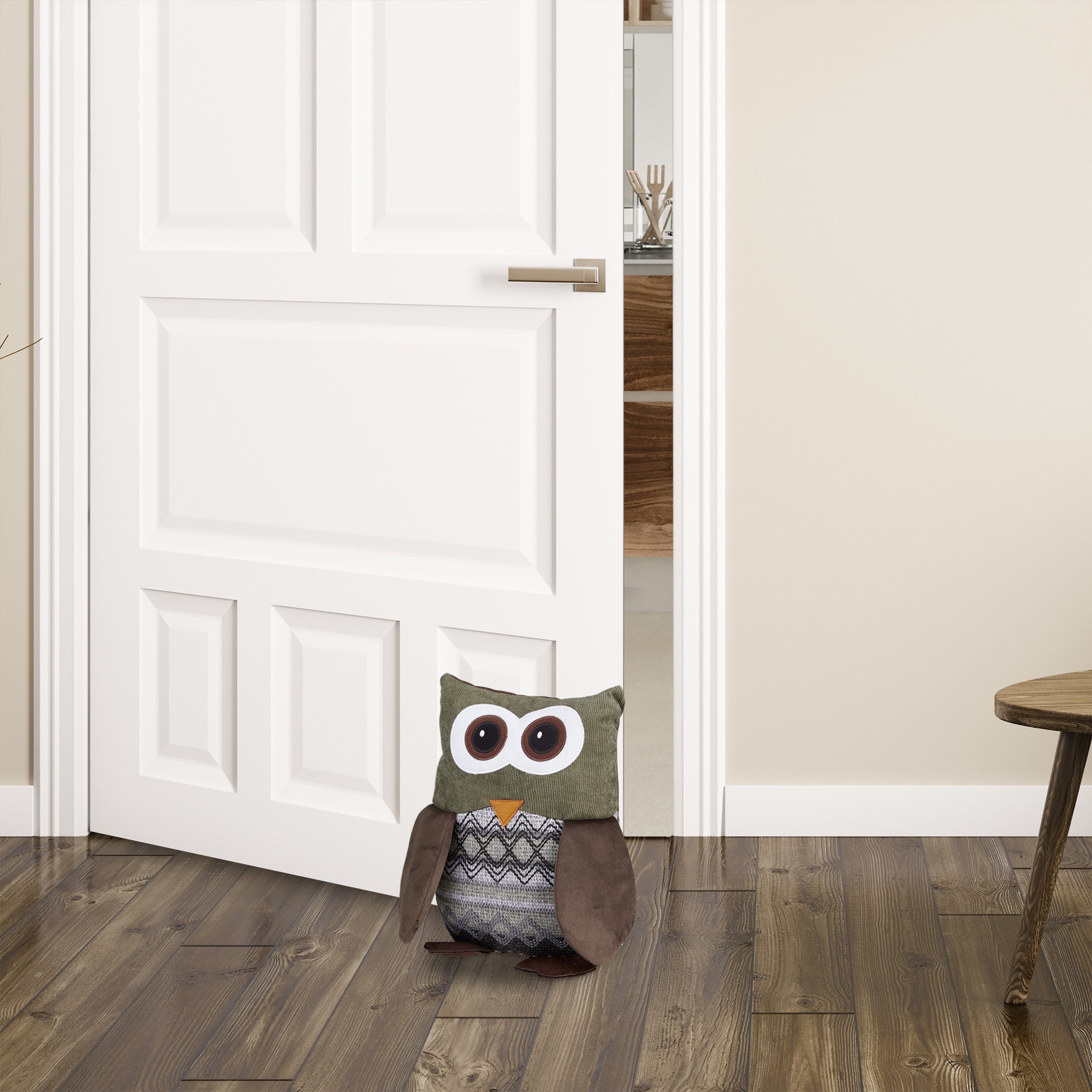 relaxdays Bodentürstopper Türstopper Eule