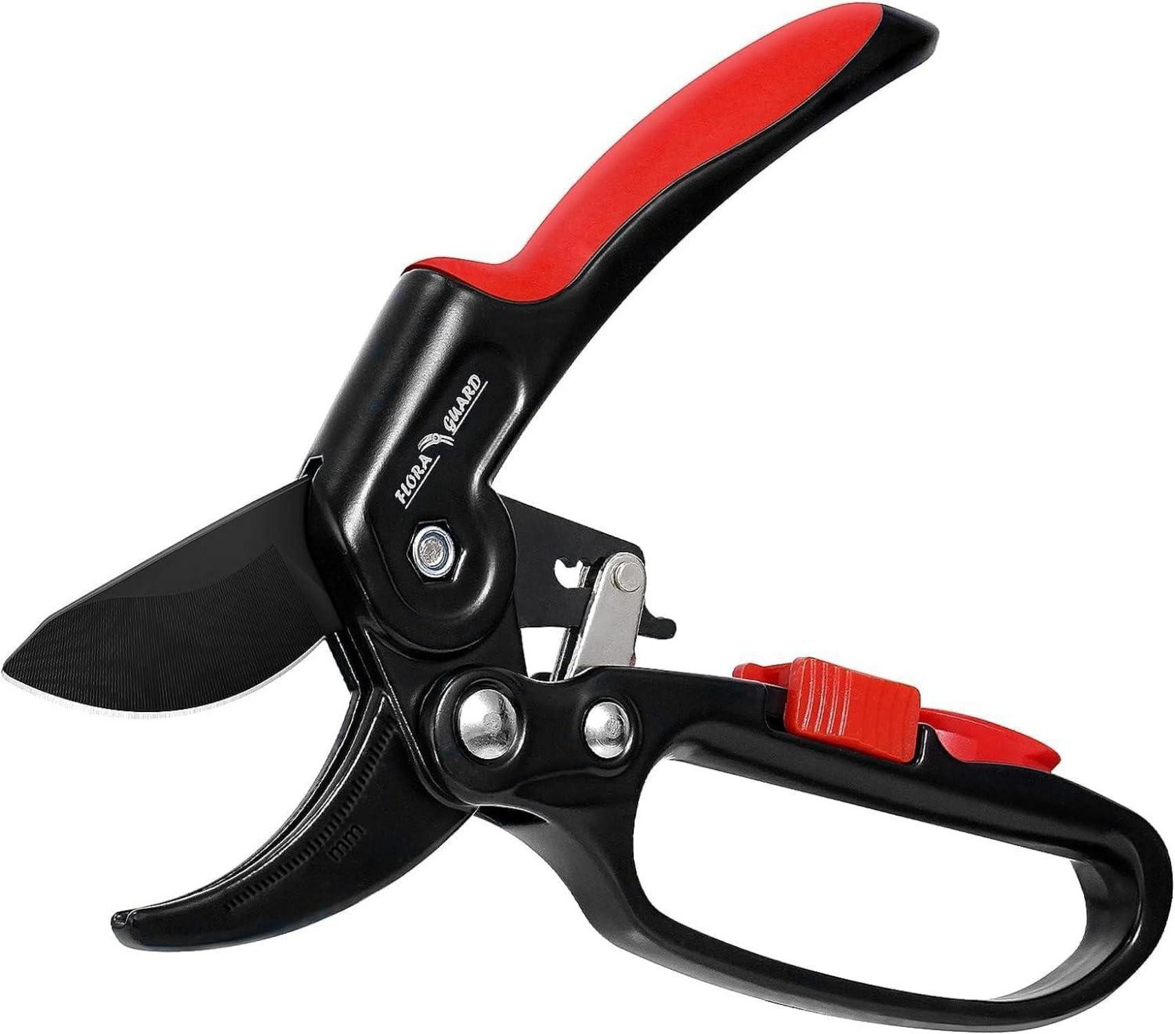 Gartenpflege-Set Professionelle Ratschenschere mit SK5 Klingen, schneiden