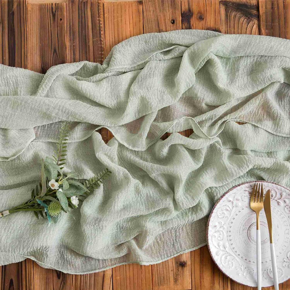 NUODWELL Tischläufer Käsetuch-Tischläufer 90x300 cm, Rustikal günstig online kaufen