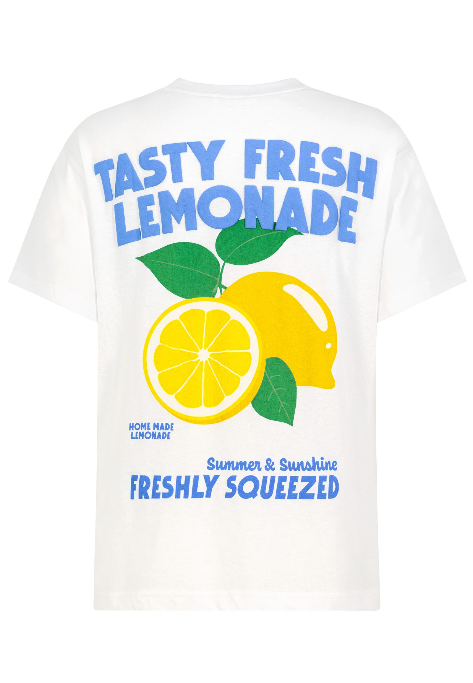 SUBLEVEL T-Shirt Moderner Motivprint Rundhals Kurzarm Bequeme Passform für Damen (1-tlg) Baumwolle Normal Fit Rundhals Kurzarm Spruch atmungsaktiv