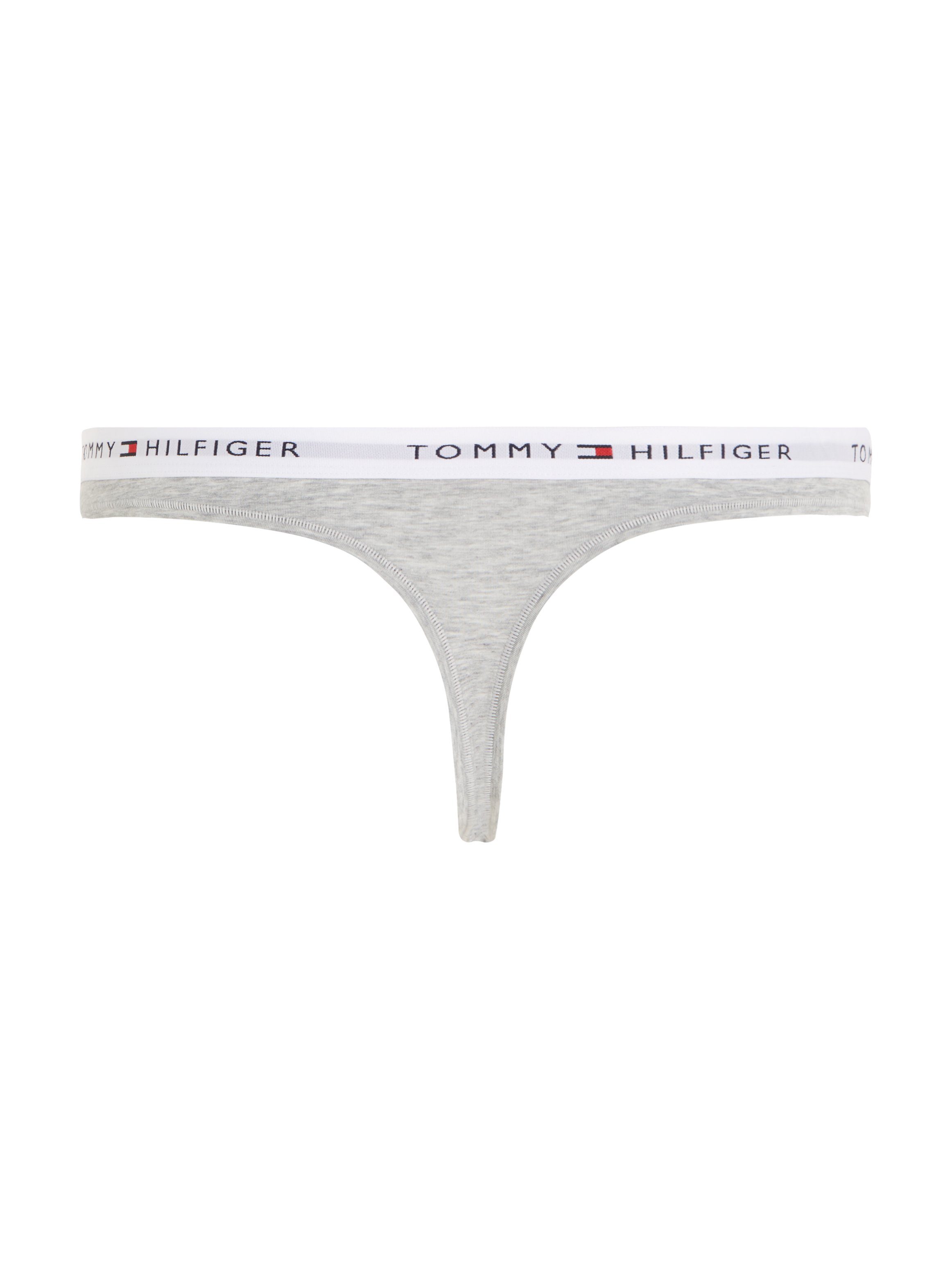 Heather Logo Taillenbund dem Underwear mit T-String Light Tommy Hilfiger auf Grey