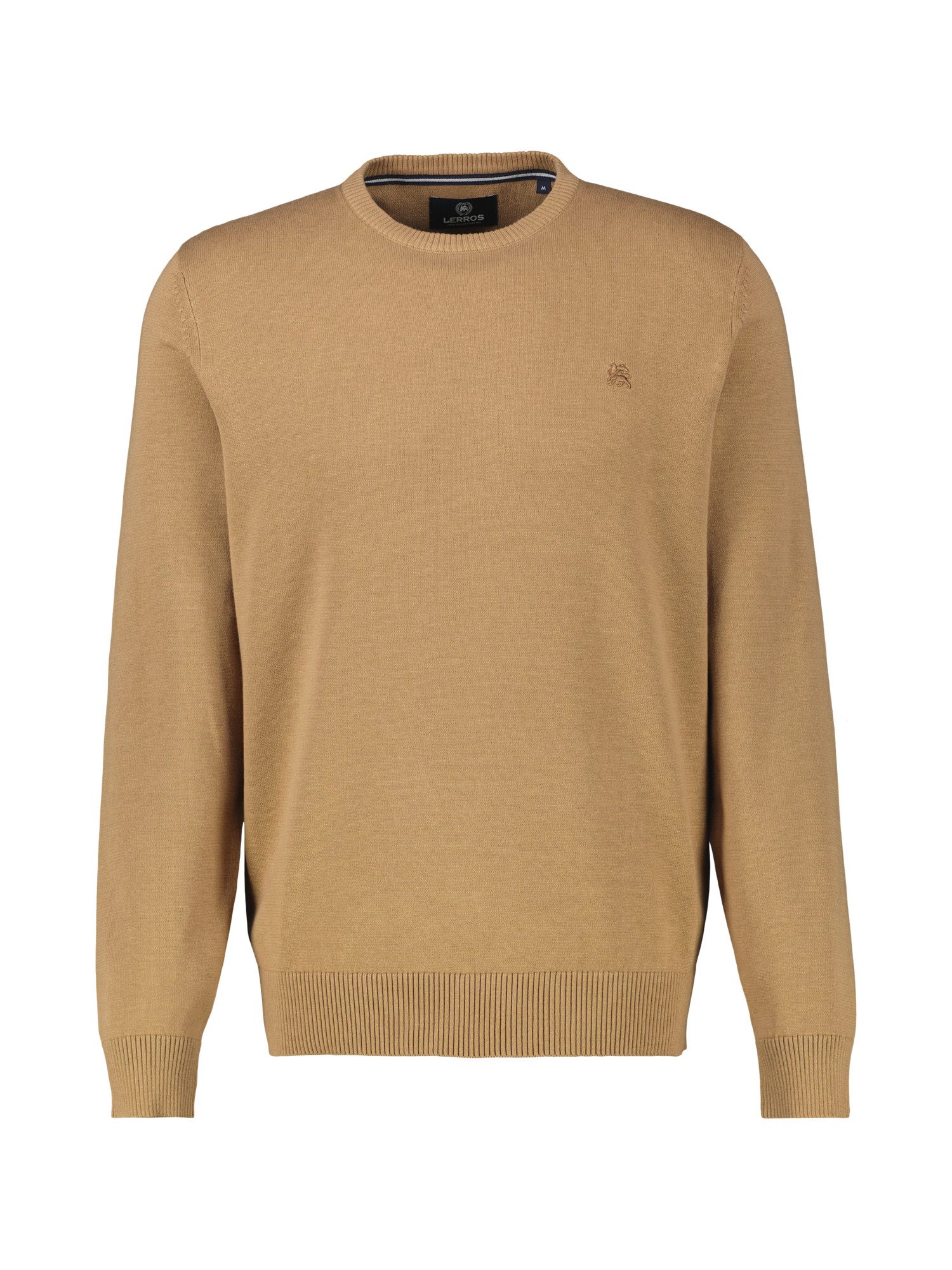 LERROS Strickpullover Crewneck Strickpullover Weicher Strick-Pullover, Rundhalsausschnitt, lange Ärmel, pflegeleicht