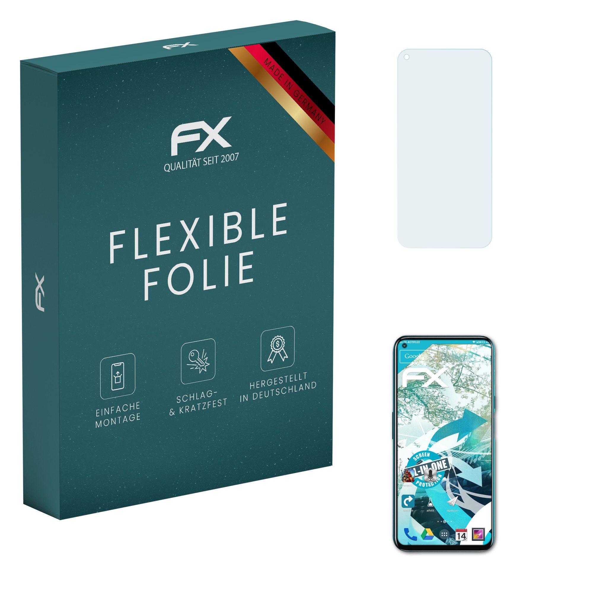 atFoliX Schutzfolie Displayschutzfolie für Hafury GT20, (3 Folien), Ultraklar und flexibel