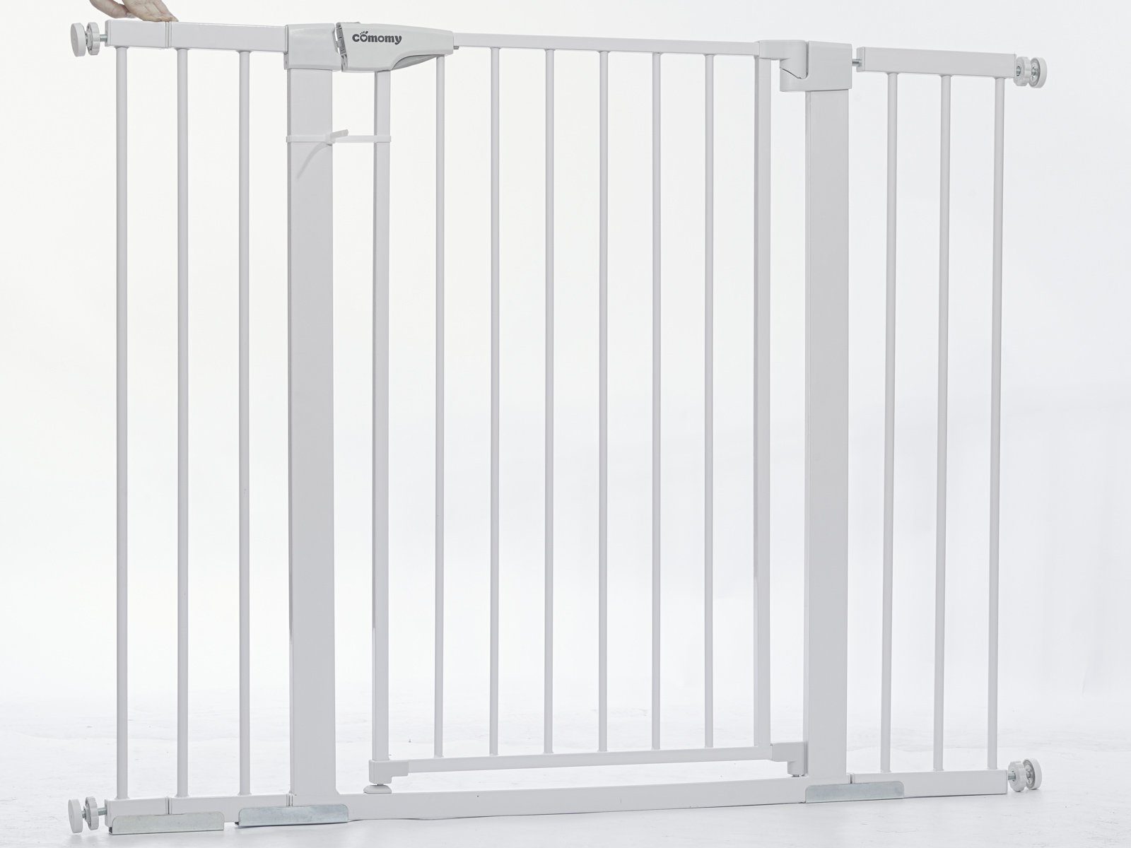 Comomy Türschutzgitter, Babygitter Schutzgitter einstellbar 75~124cm