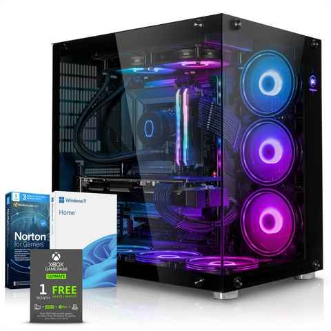 Megaport Gaming-PC (Intel Core i9 12900F 16x2.40 GHz 12900F, GeForce RTX 4070, 32 GB RAM, 2000 GB SSD, Wasserkühlung, Windows 11, WLAN)