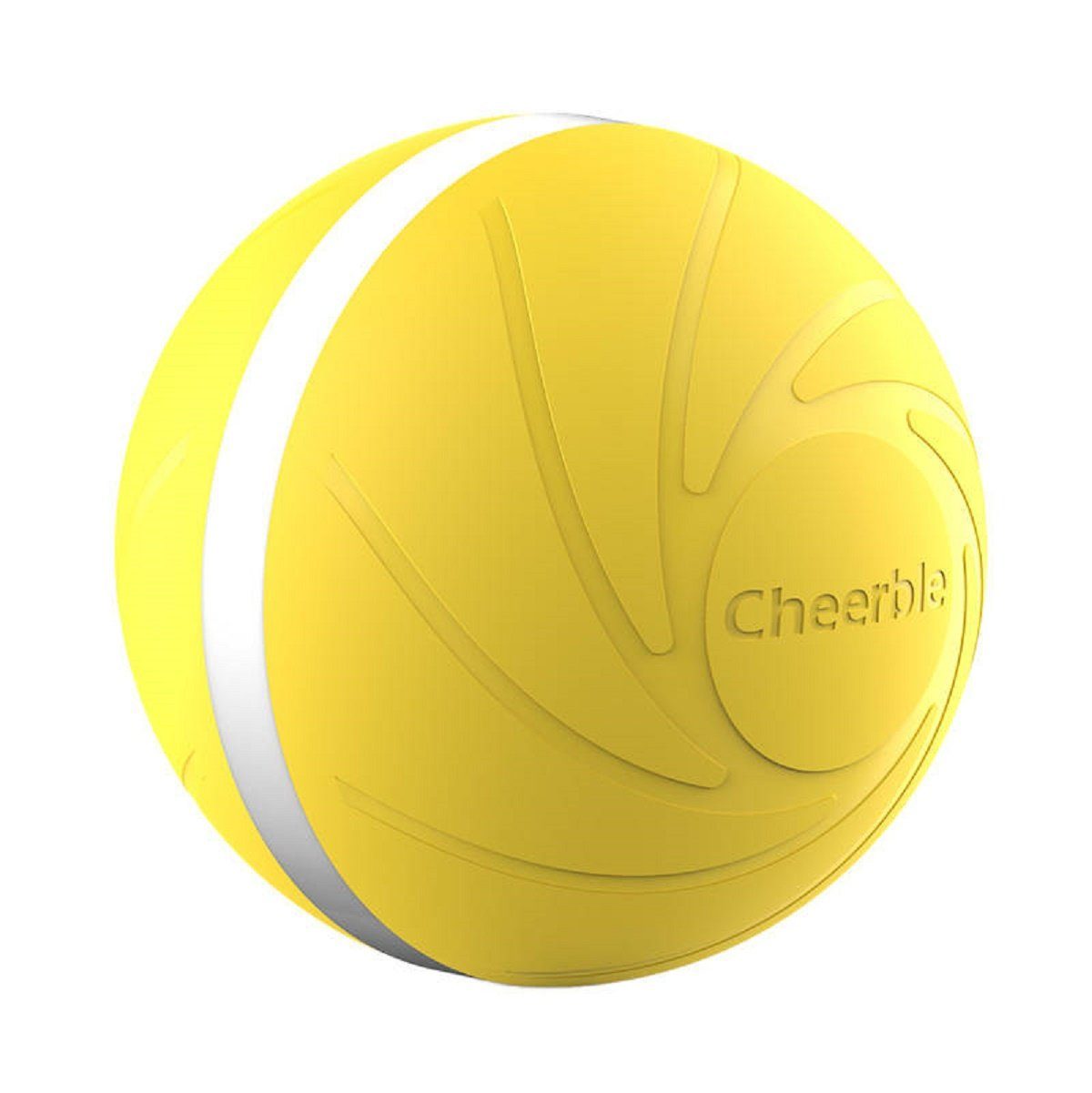 Cheerble Tierball Interaktiver Ball für Ihre Haustiere Gelb