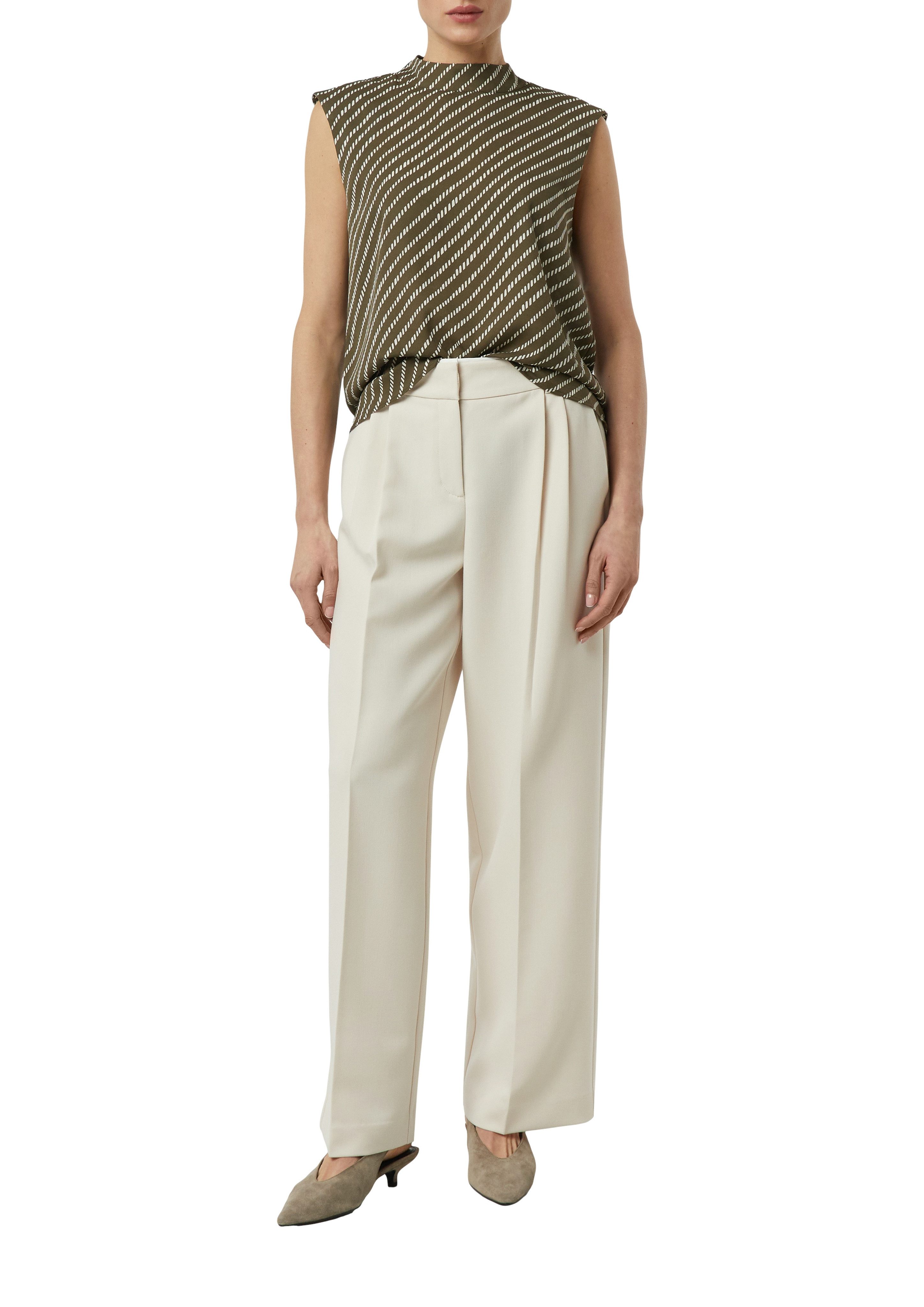 comma Blusentop mit Allover-Print