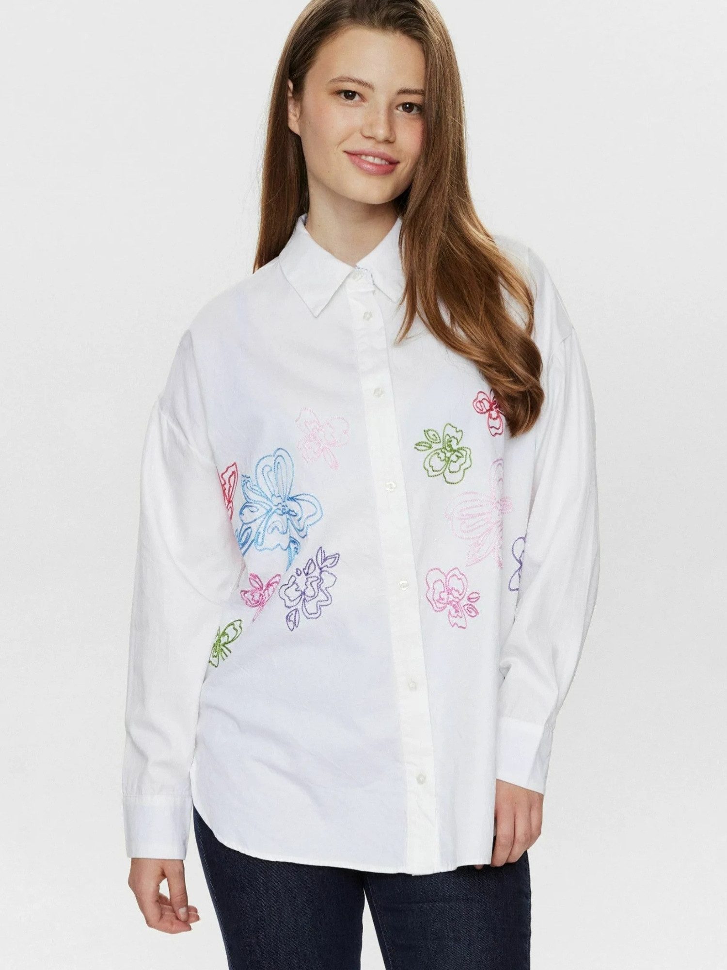 nümph Langarmhemd Nümph Shirt NUFAITH