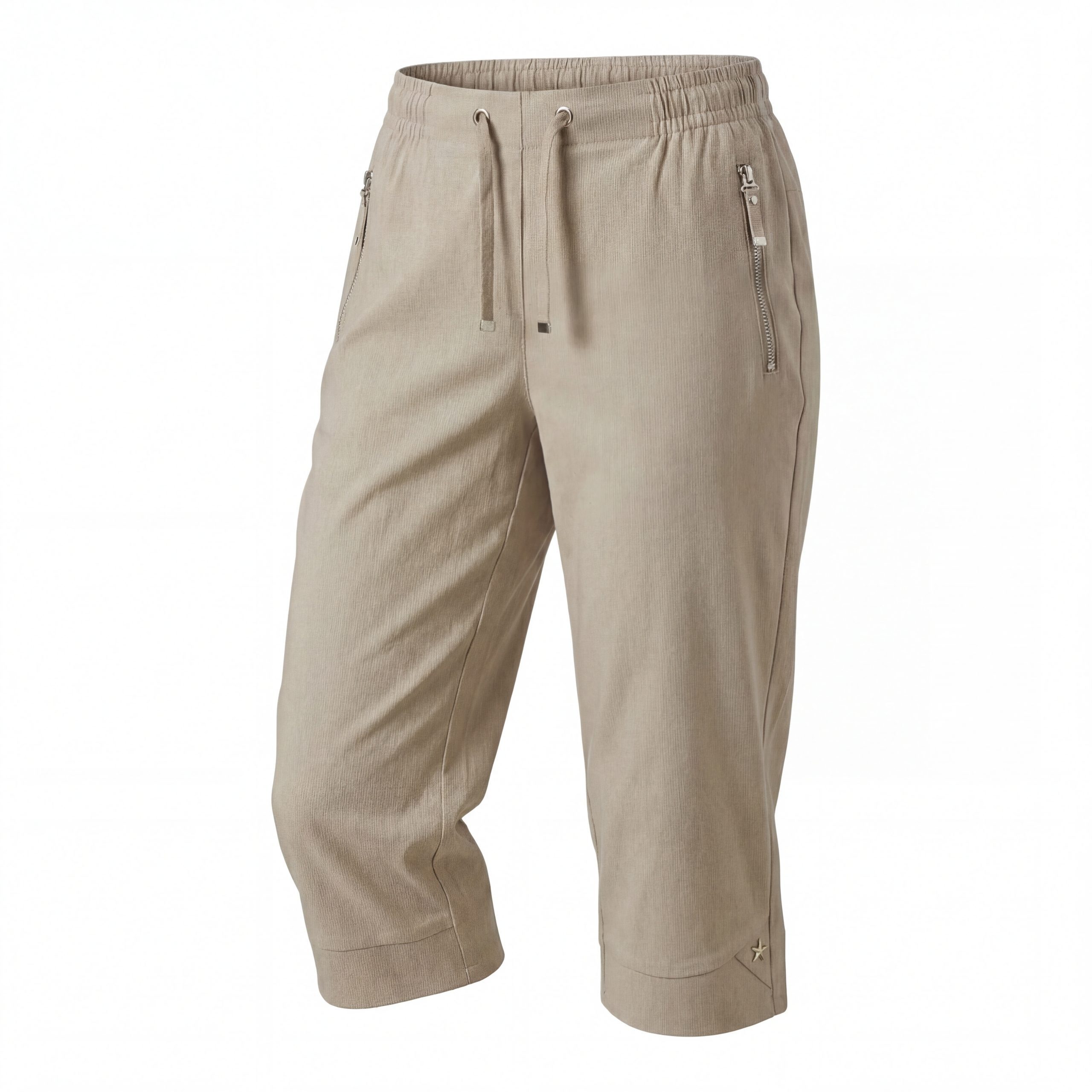 OriginalYou Caprihose Damen Sommerhose Nadelstreifen 7/8 Freizeithose mit G günstig online kaufen