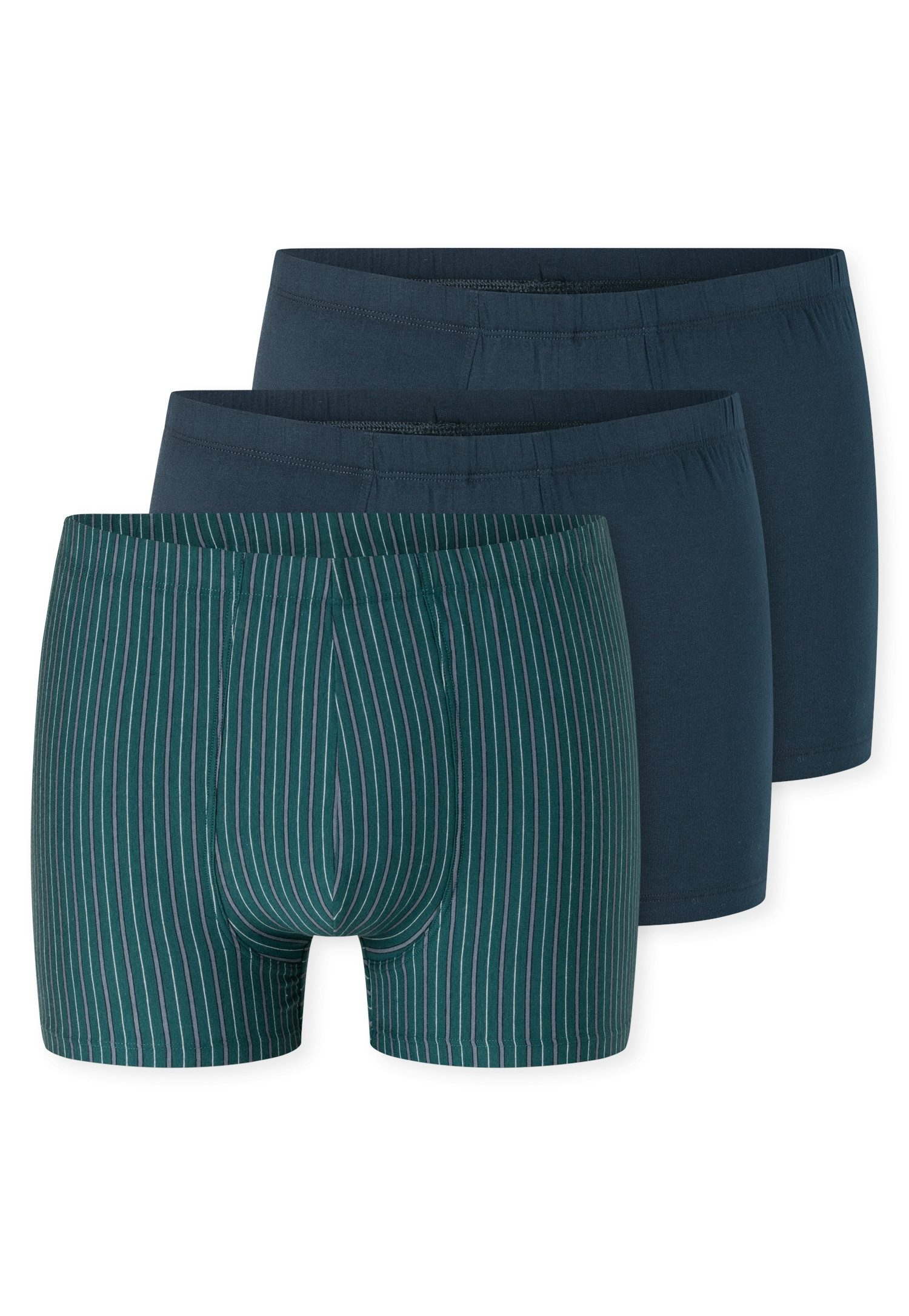 Schiesser Boxer 95/5 Essentials (3er Pack) mit softem, tonalem Komfortbund