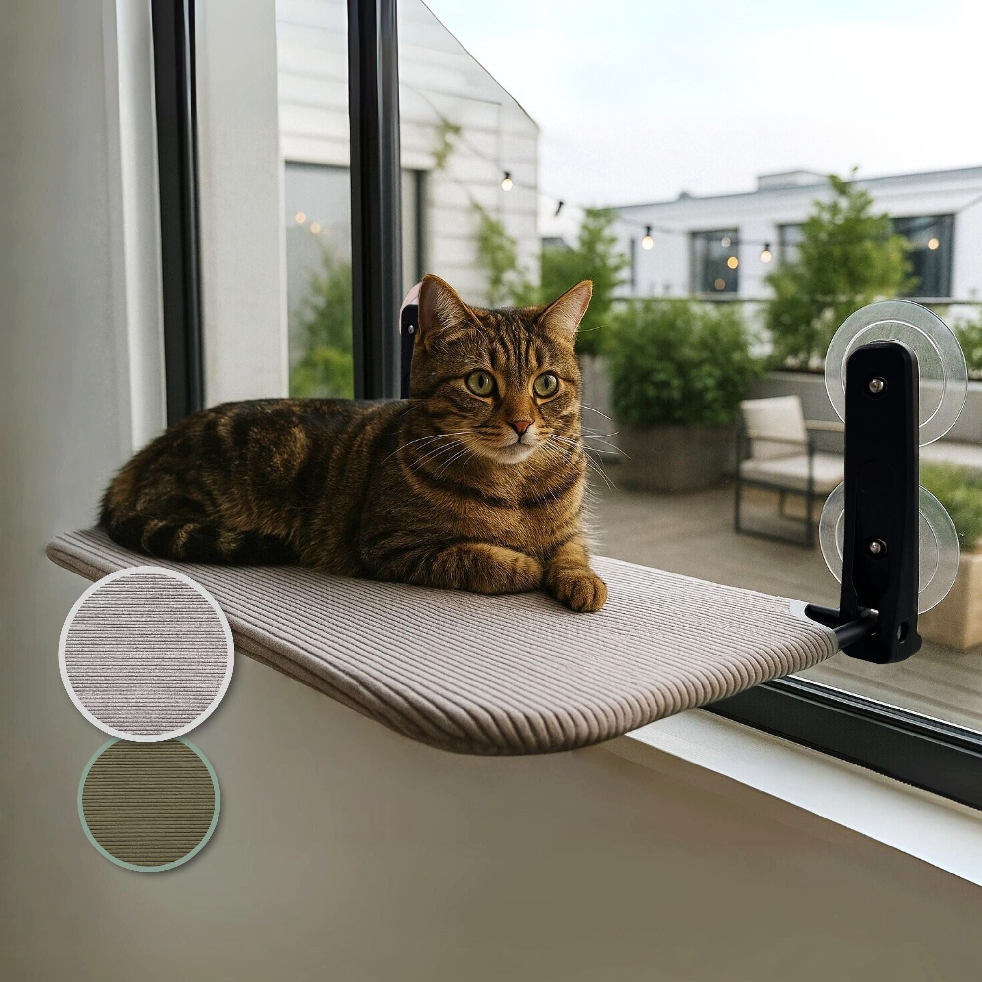 Piupet Tierdecke Katzenfensterliege I schwebend I Katzenbett bis 20 kg I mi günstig online kaufen