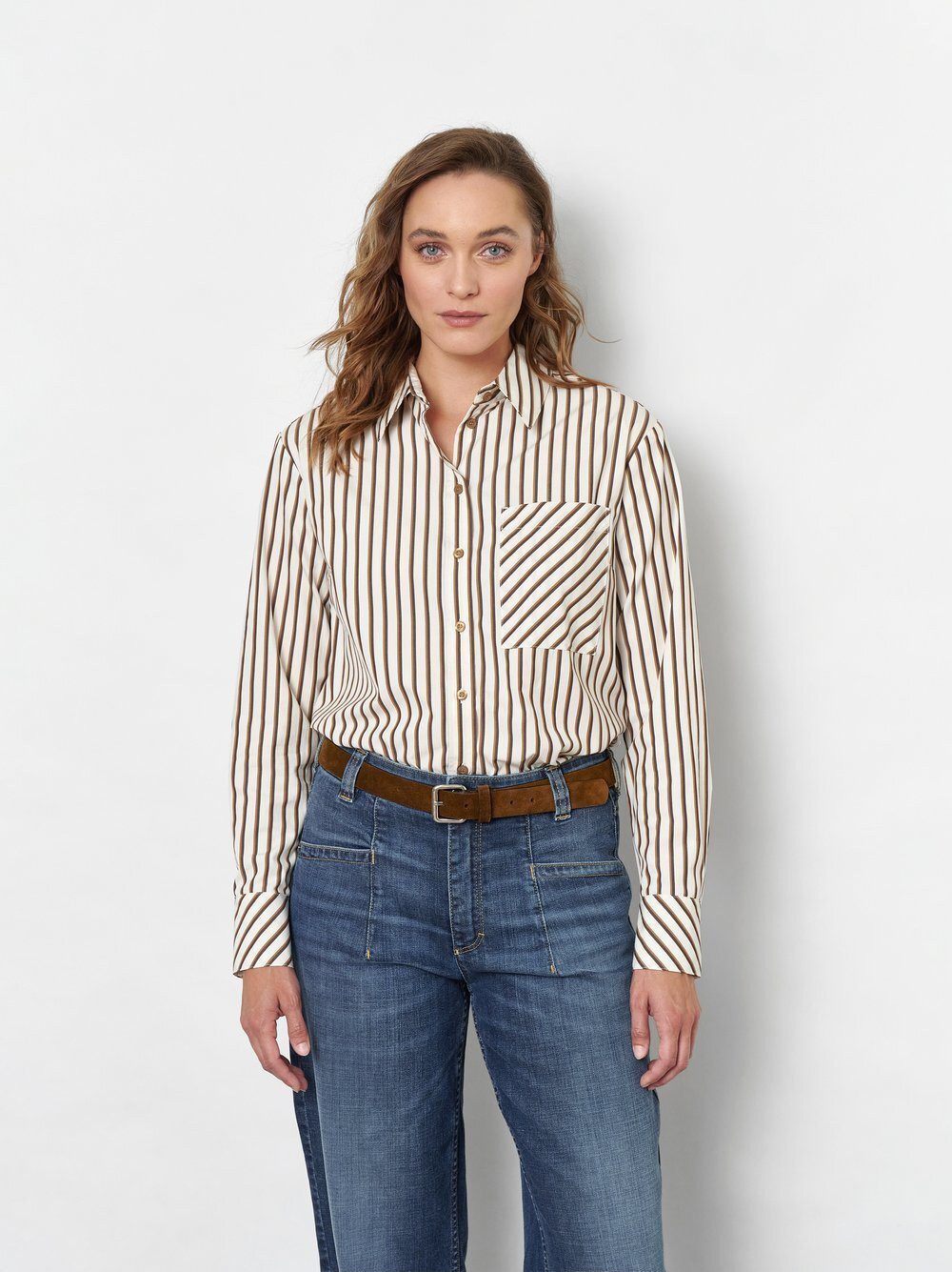 TONI Klassische Bluse Clyde mit Streifen
