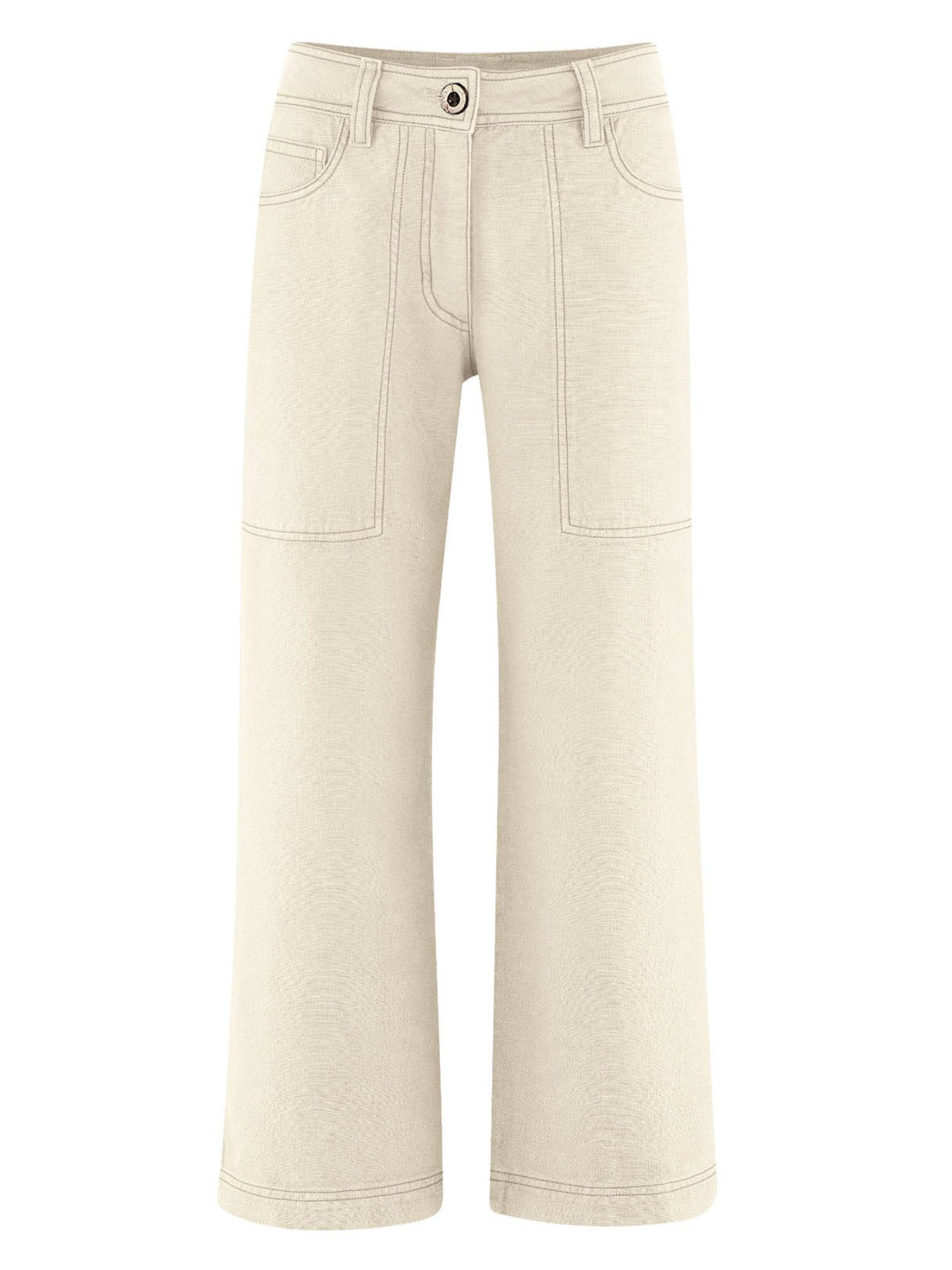 Stoffhose Pants High Rise