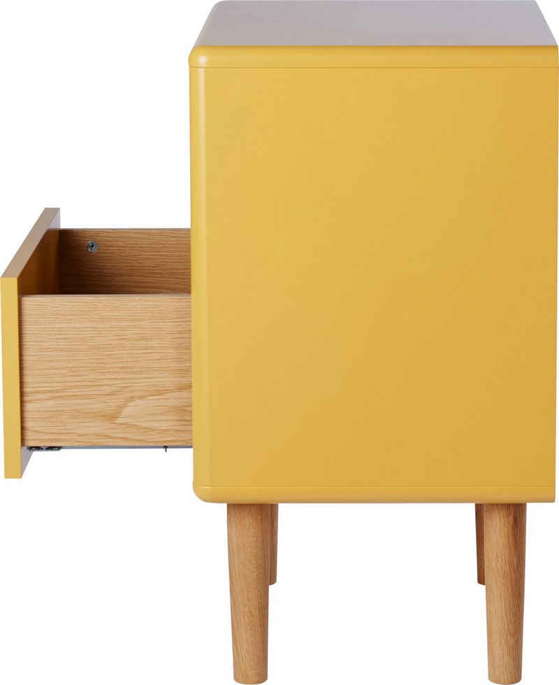 TOM TAILOR Nachtkommode »COLOR BOX«, mit 1 Schublade, mit Push-to-Open, Füße Eiche geölt, Breite 40 cm