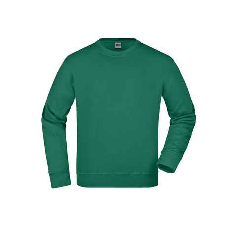 James & Nicholson Sweatshirt Strapazierfähiger Workwear Pullover für Arbeit & Beruf JN840 Klassisches Rundhals-Sweatshirt