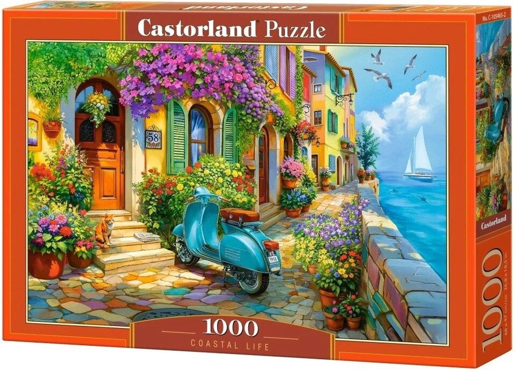 Castorland Puzzle CASTORLAND Puzzle Coastal Life 1000 dlc, Puzzleteile