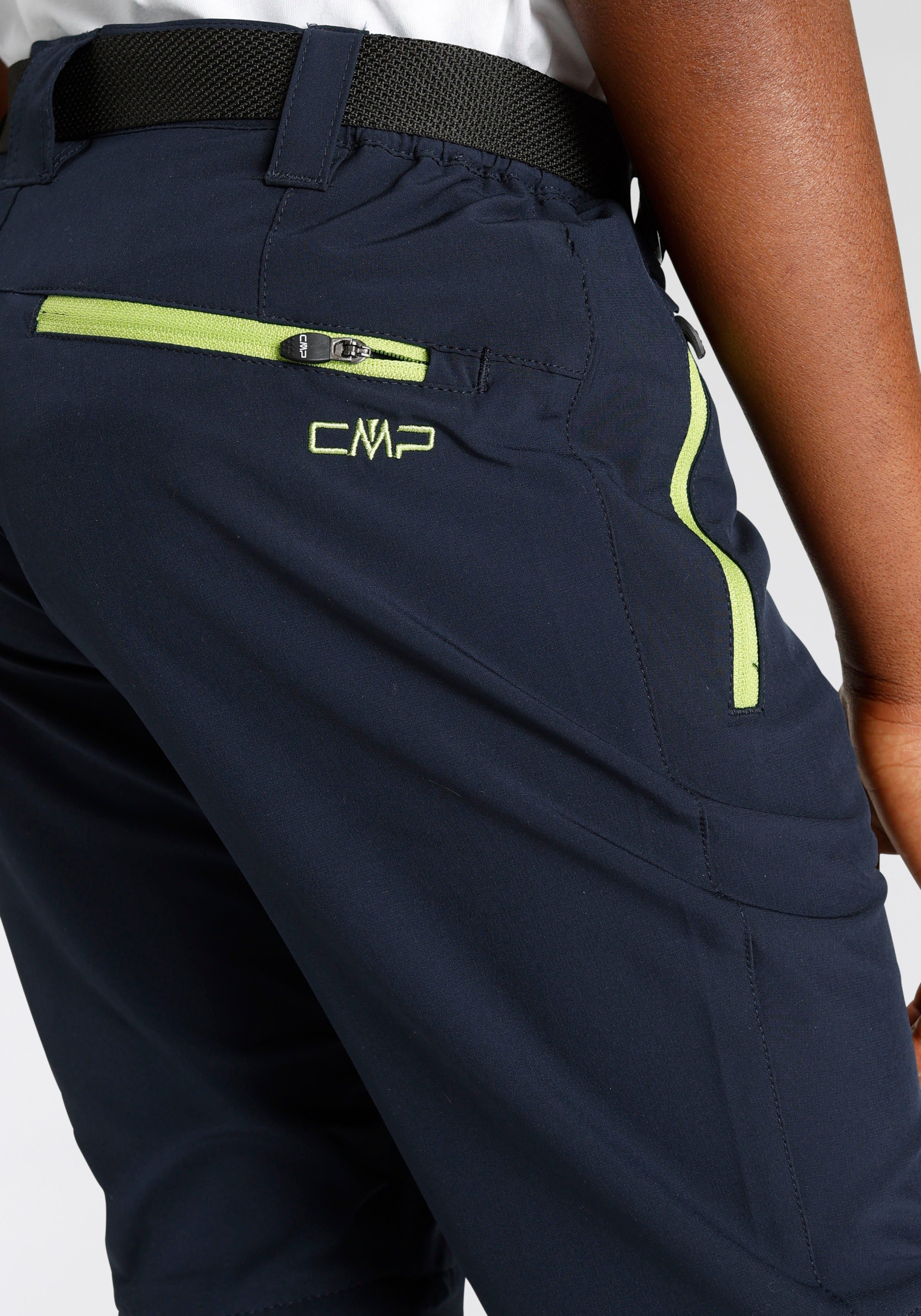 CMP Zip-off-Hose KID ZIP-OFF-PANT (Set, 1-tlg., mit Gürtel) Elastisch & Atmungsaktiv & Schnell trocknend & für Kinder