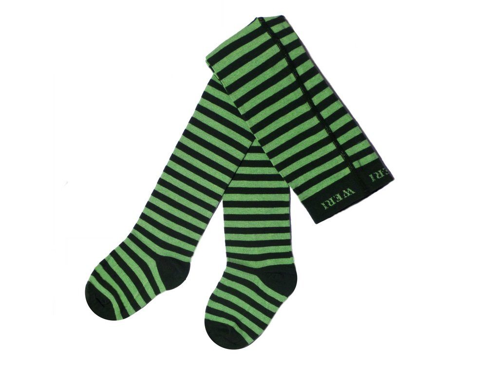 Strickstrumpfhose Kinderstrumpfhosen >>Halloween Ringel<< mit Baumwolle
