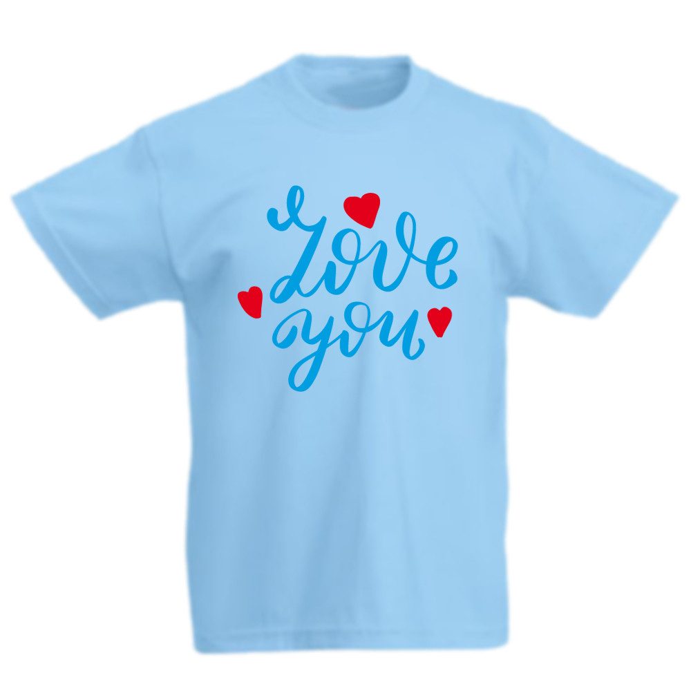 G-graphics T-Shirt Love you Kinder T-Shirt, mit Spruch / Sprüche / Print / Aufdruck