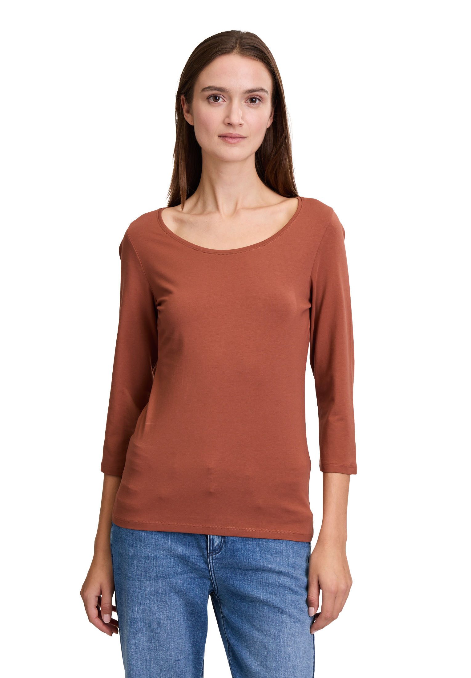 Cartoon 3/4-Arm-Shirt Cartoon Basic Shirt mit günstig online kaufen