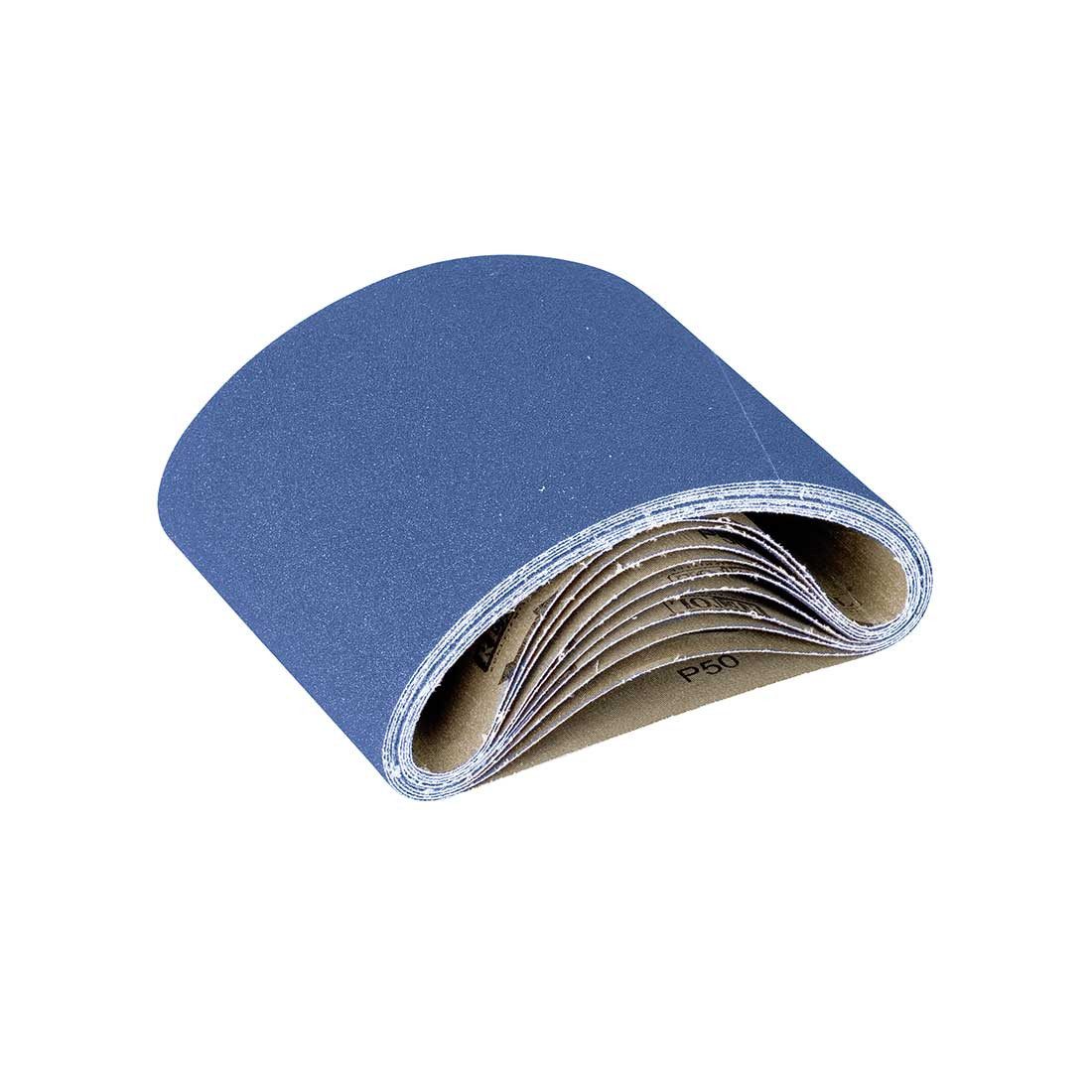 RETOL Schleifpapier 551 x 200 mm Schleifbänder für Bandschleifmaschinen, Zirkonkorund, 10 Stk., K120
