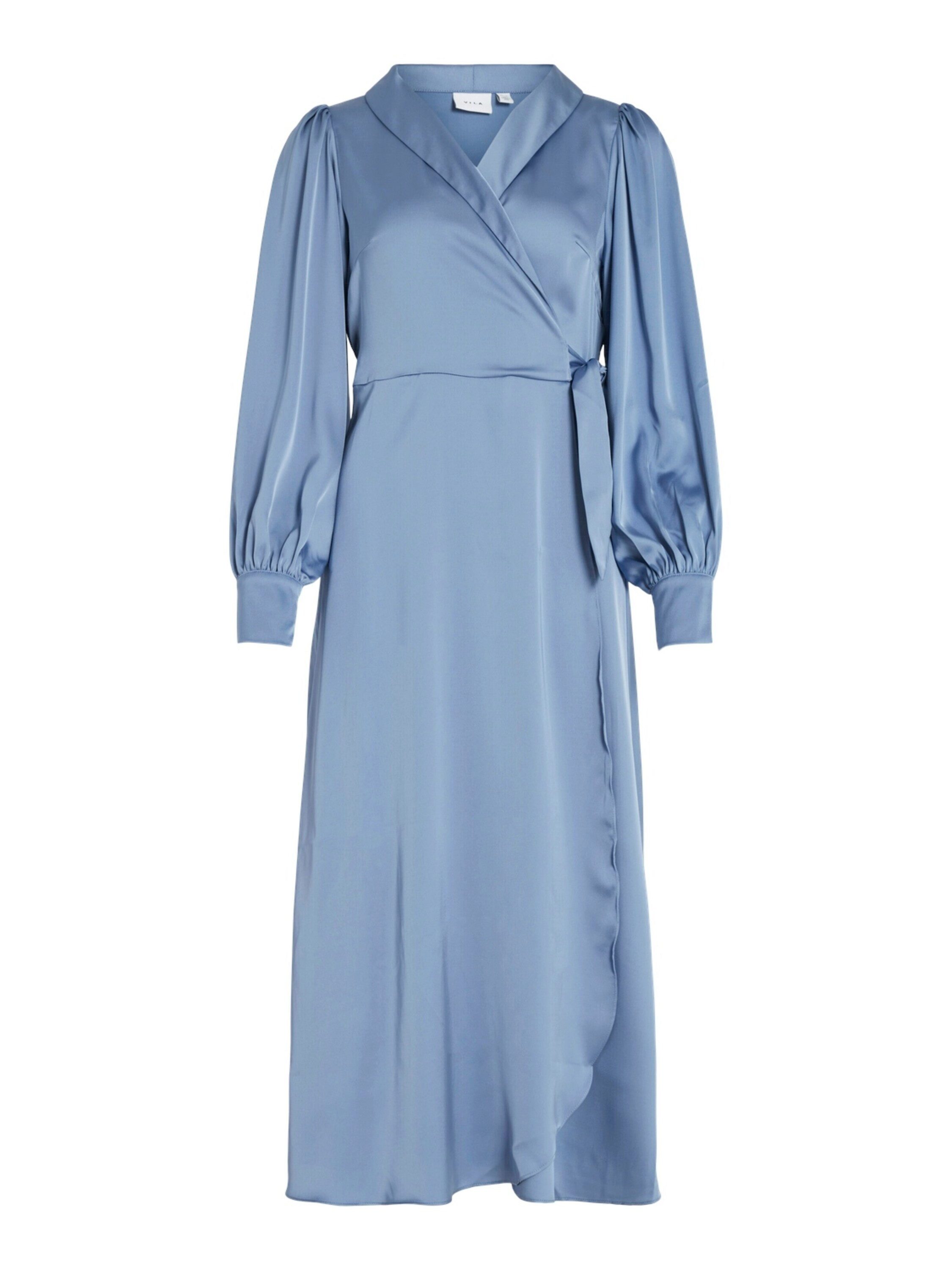 Vila Midikleid VIENNA RAVENNA (1-tlg) Wickel-Design günstig online kaufen