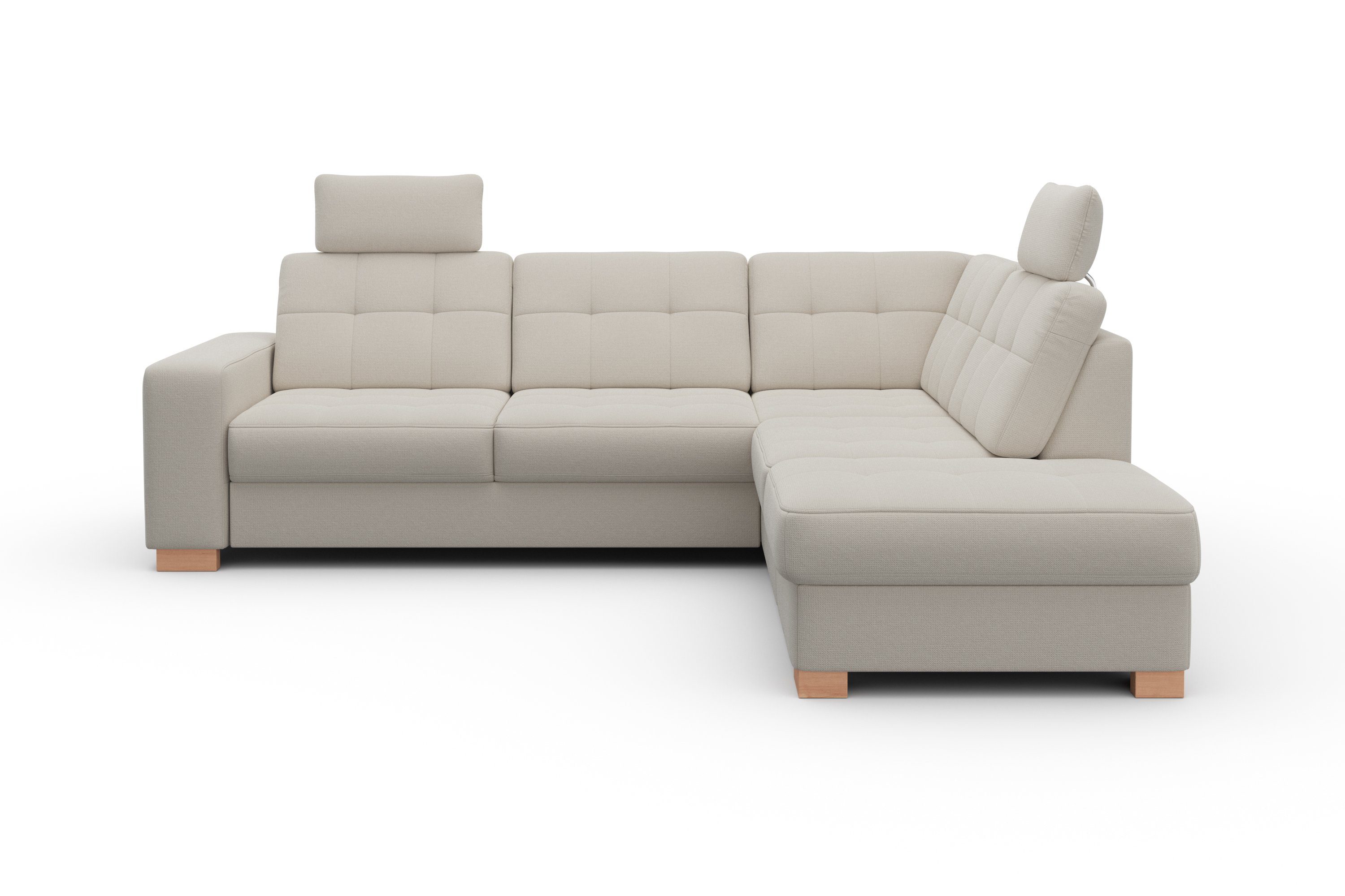 sit&more Ecksofa Quincy L-Form, wahlweise mit Bettfunktion und Bettkasten. Reduzierter Preis € 1.779,99. Unverbindliche Preisempfehlung € 3.099,00