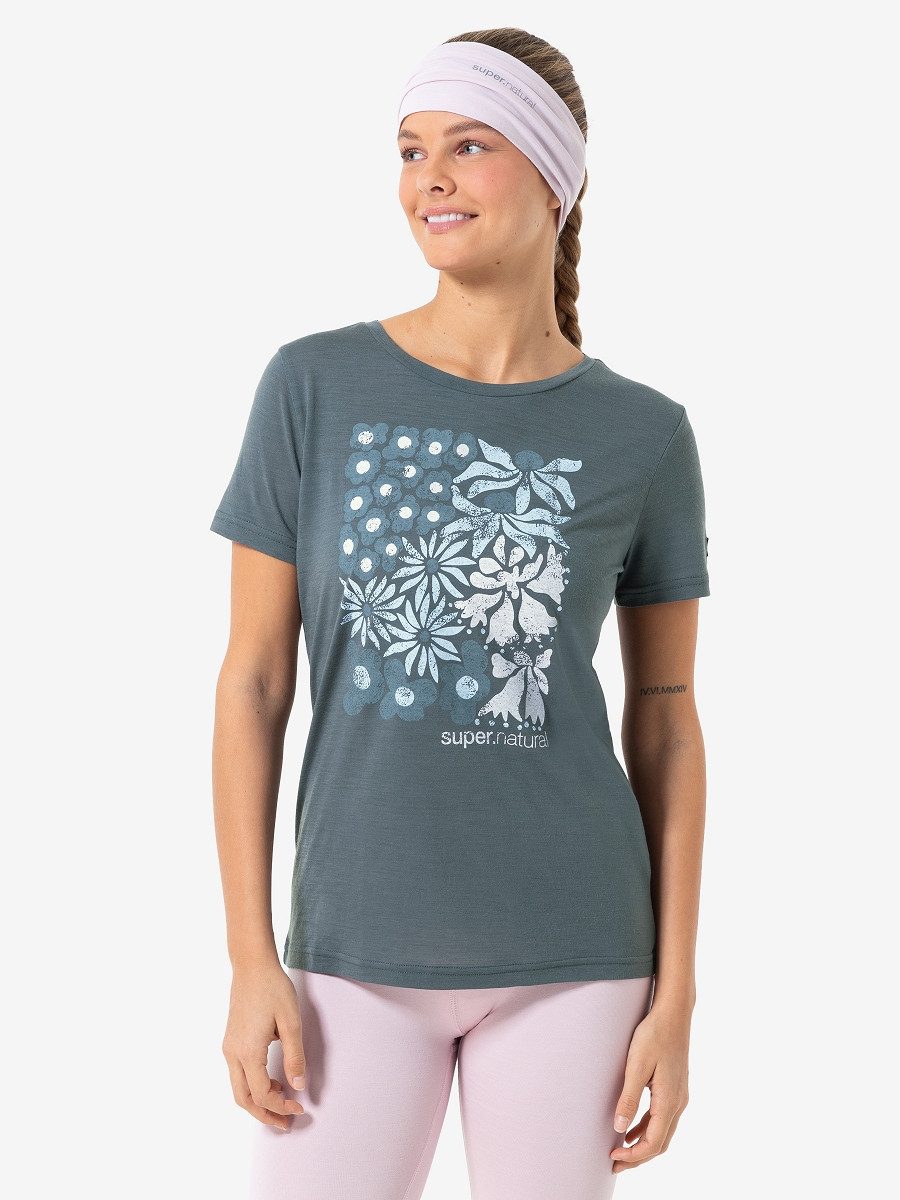 SUPER.NATURAL T-Shirt für Damen, Merino MAT günstig online kaufen