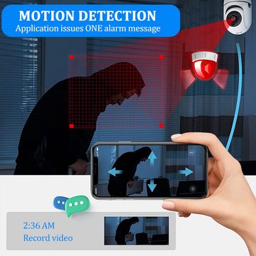 Avisto Babyphone Babyphone mit Kamera Wlan Überwachungskamera Bewegungserkennung, Mit einer stabilen 2.4 GHz WIFI-Verbindung können Sie jederzeit und überall sehen, mit Gegensprechfunktion,Infrarot-Nachtsicht,Unterstützung iOS/Android