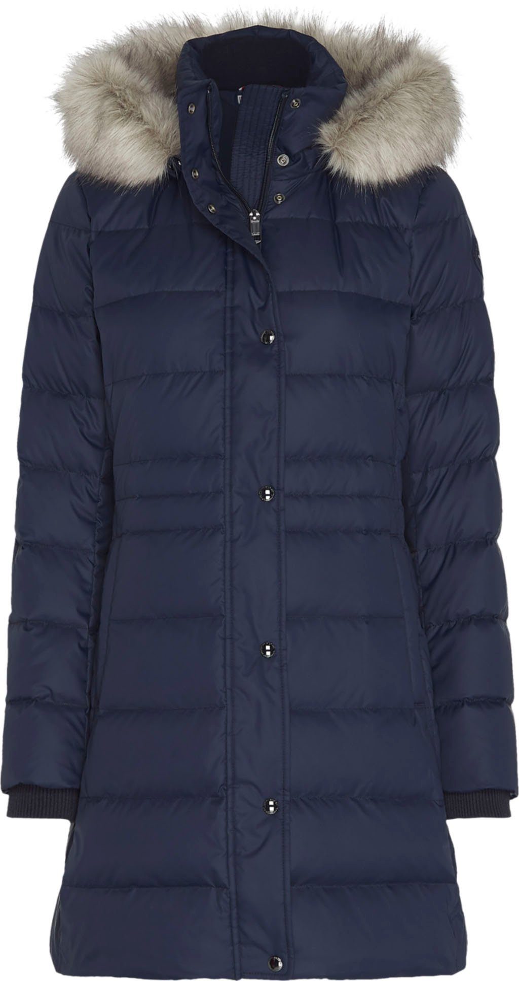TOMMY HILFIGER Steppmantel »TH ESS TYRA DOWN COAT WITH FUR« online kaufen |  OTTO